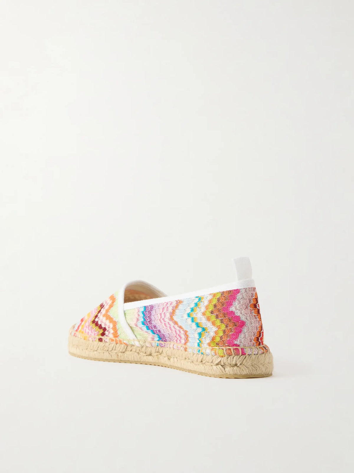 Elle Striped Woven Espadrilles