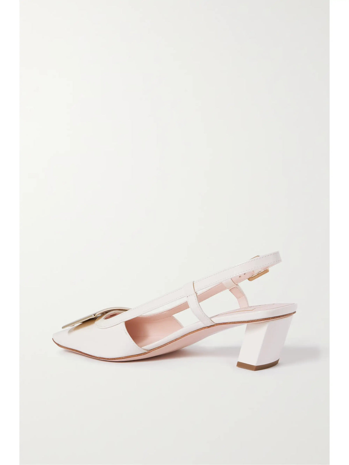 Belle Vivier 45 Patent-leather Slingback Pumps