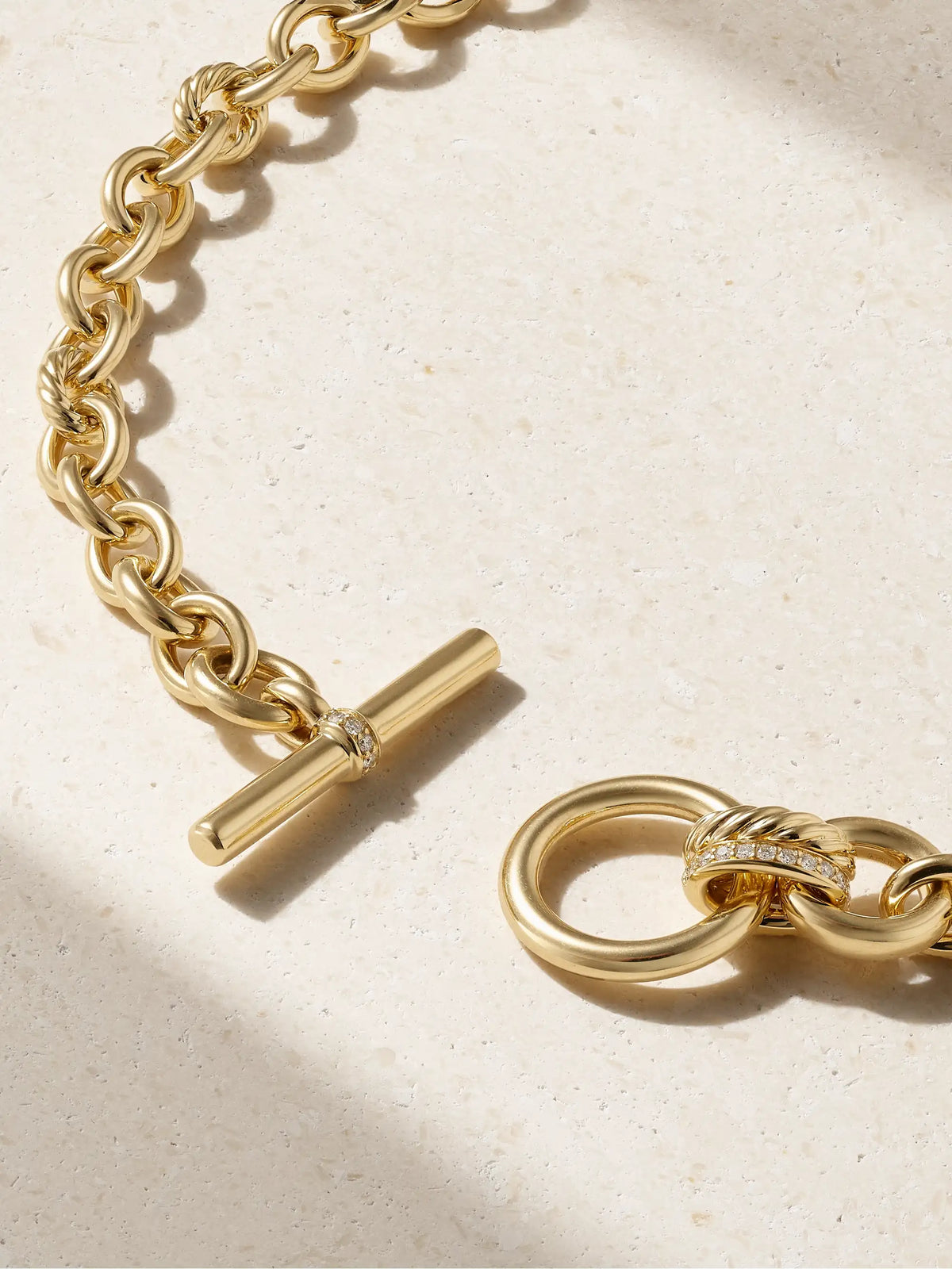 Dy Mercer 18-karat Gold Diamond Necklace