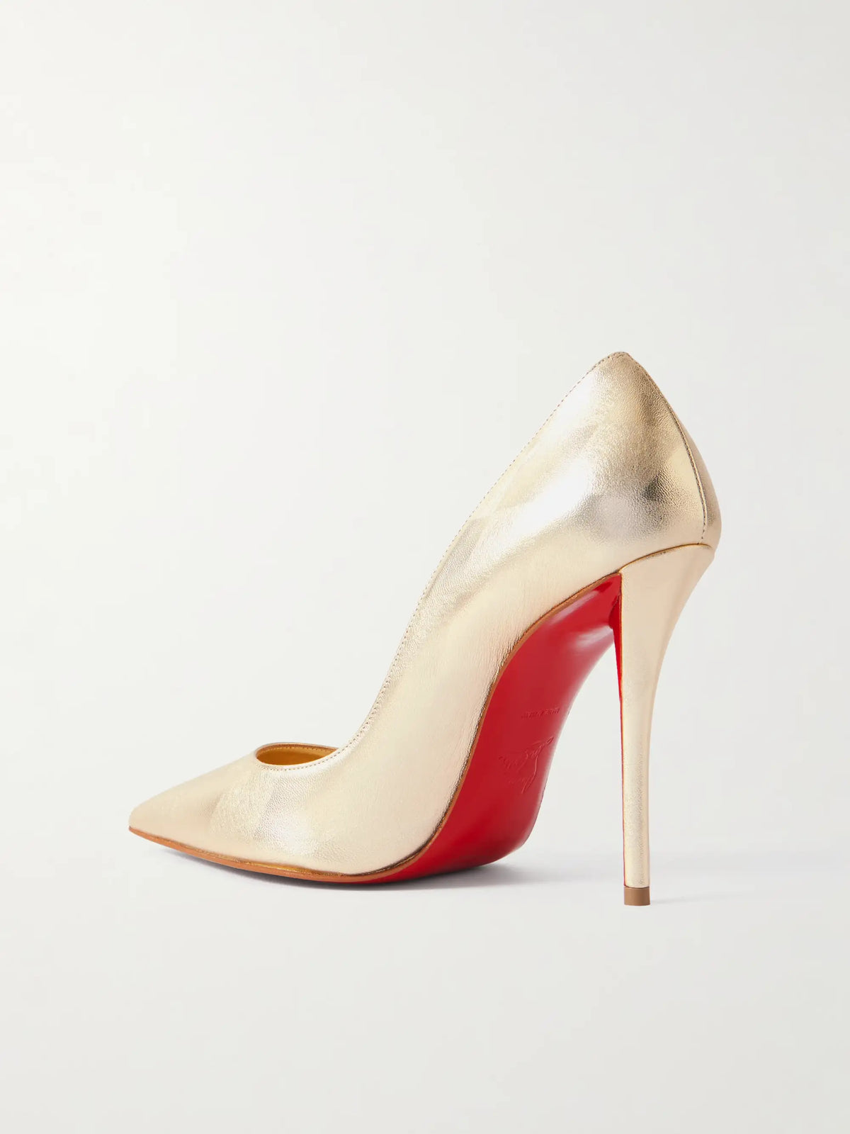 Miss Z 100 Argyl Metallic Leather Pumps