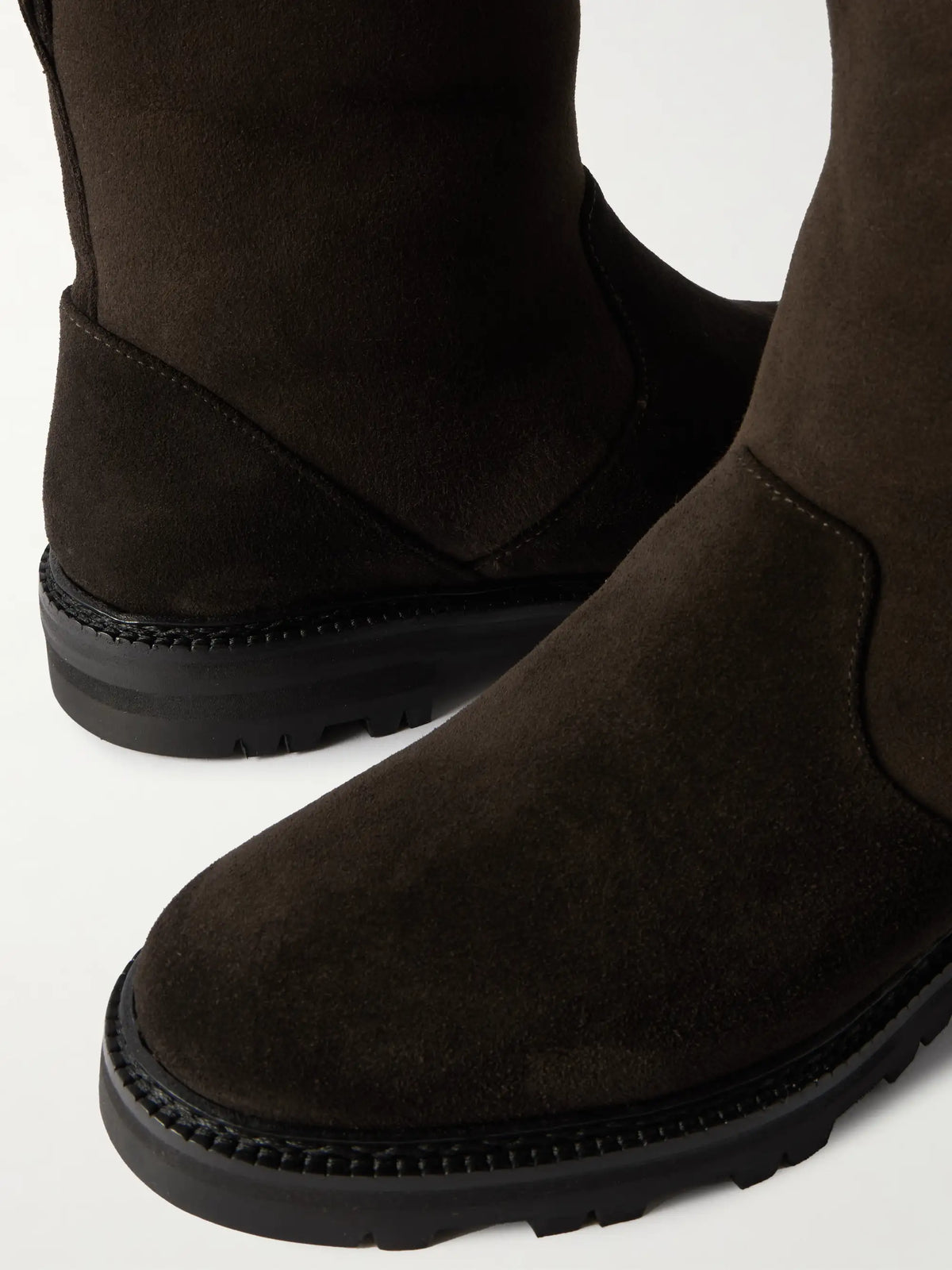 Tomosa Shearling-lined Suede Ankle Boots