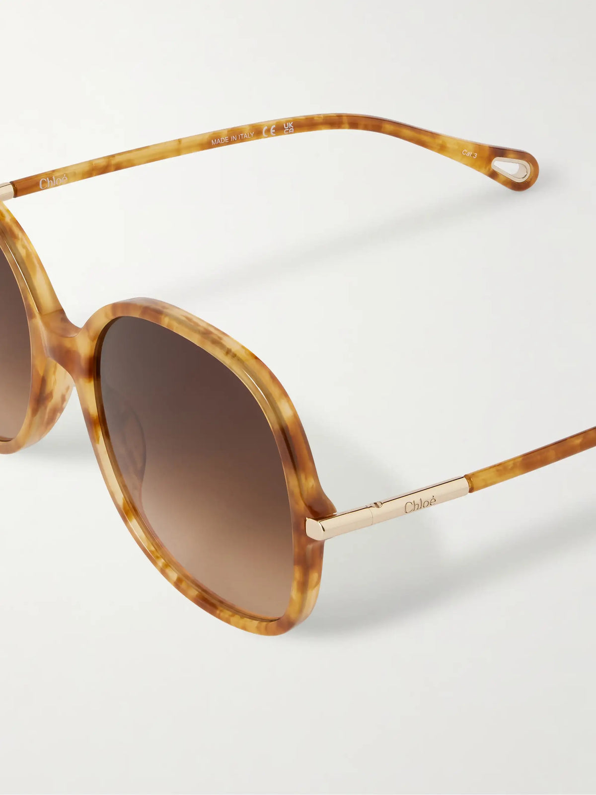 Chloé Rounded-frame Acetate Sunglasses