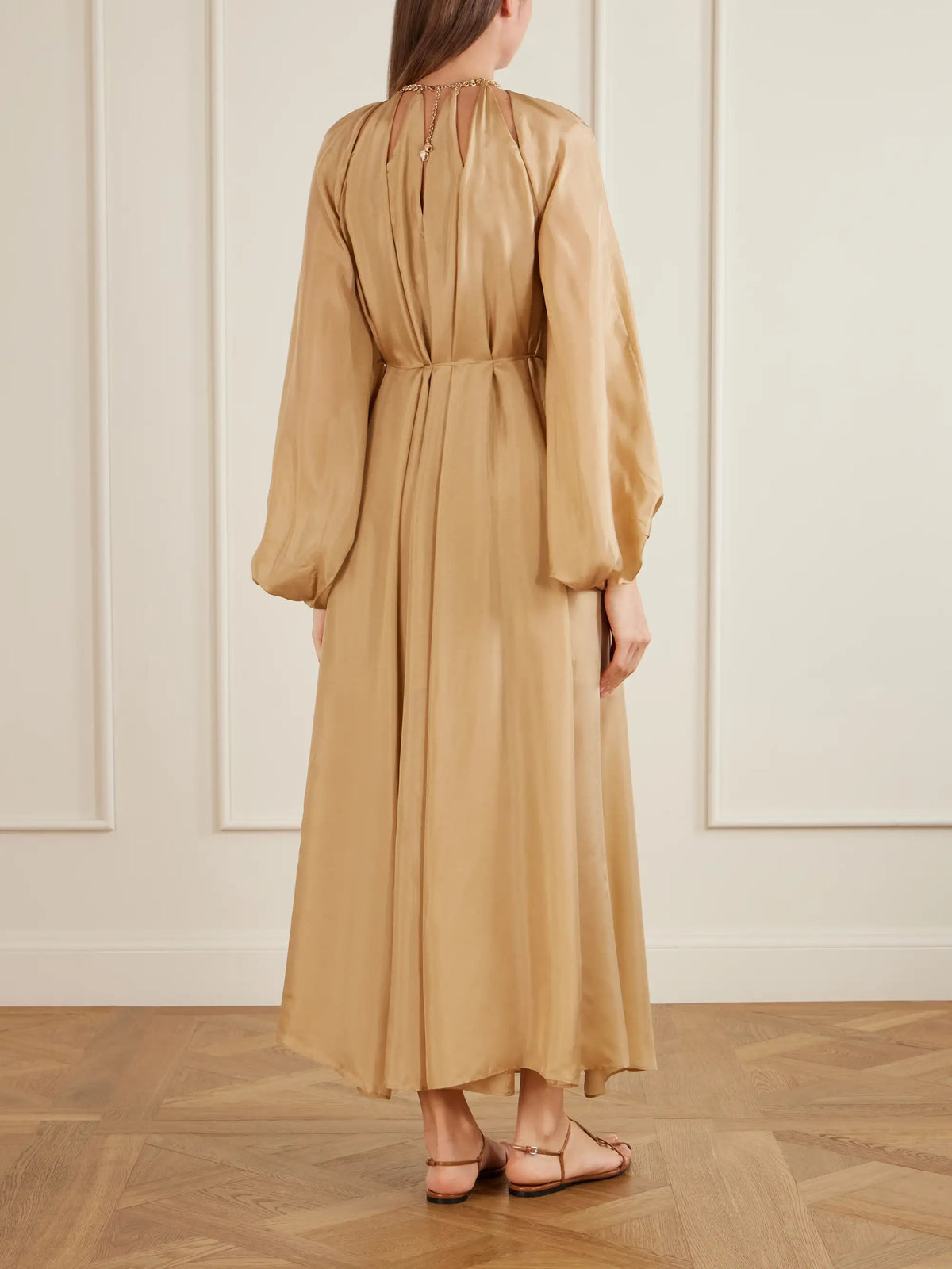 Mahon Embellished Silk Maxi Dress