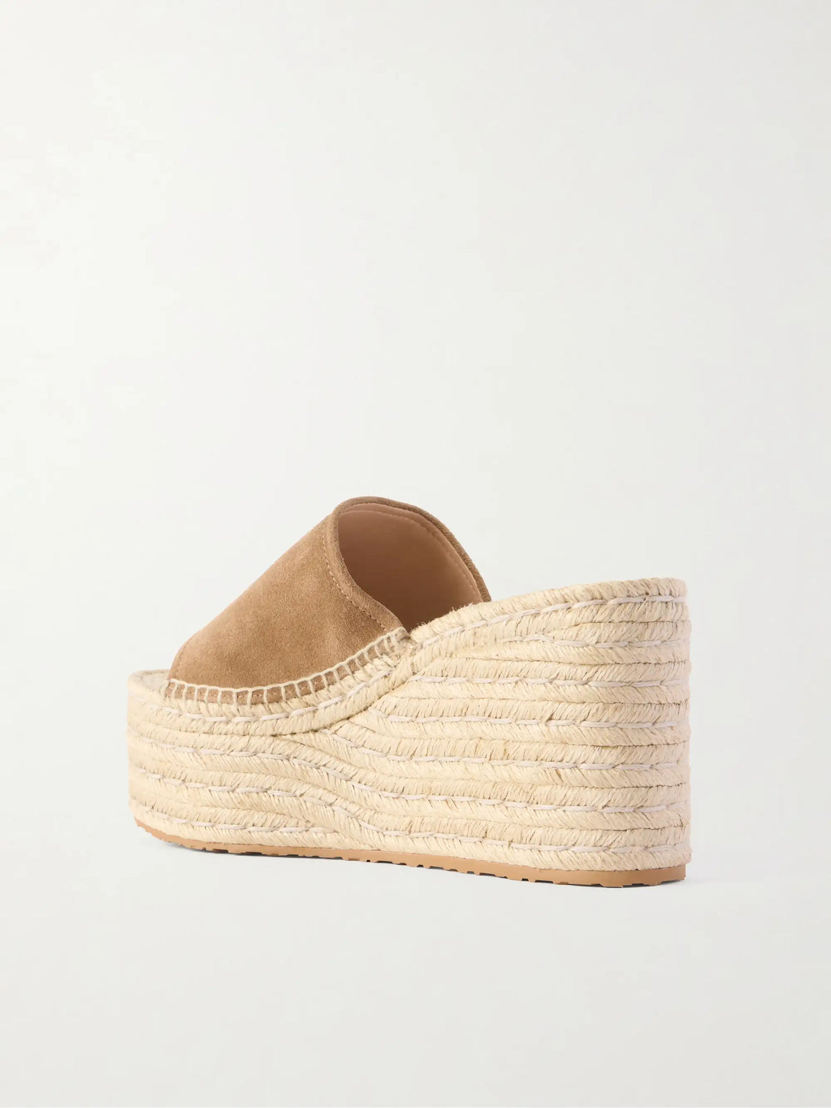 60 Suede Platform Espadrille Sandals