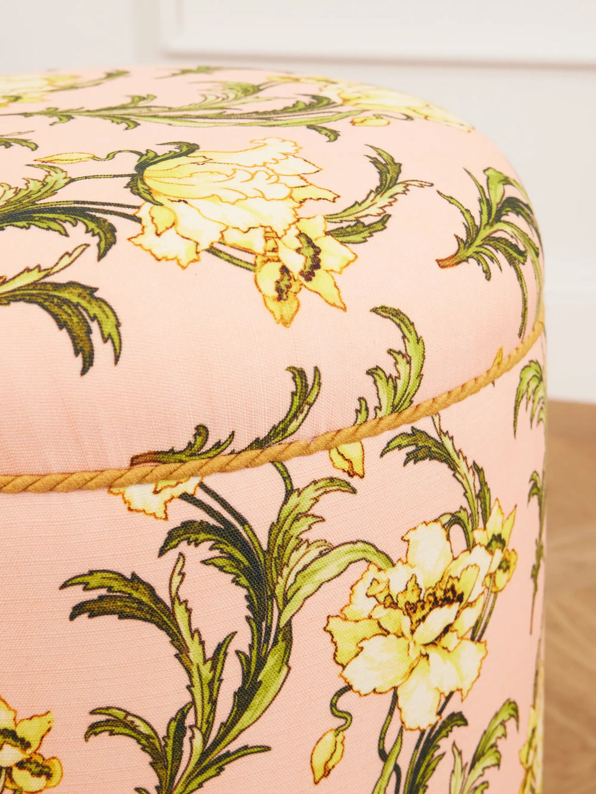 Baba' Printed Canvas Pouf