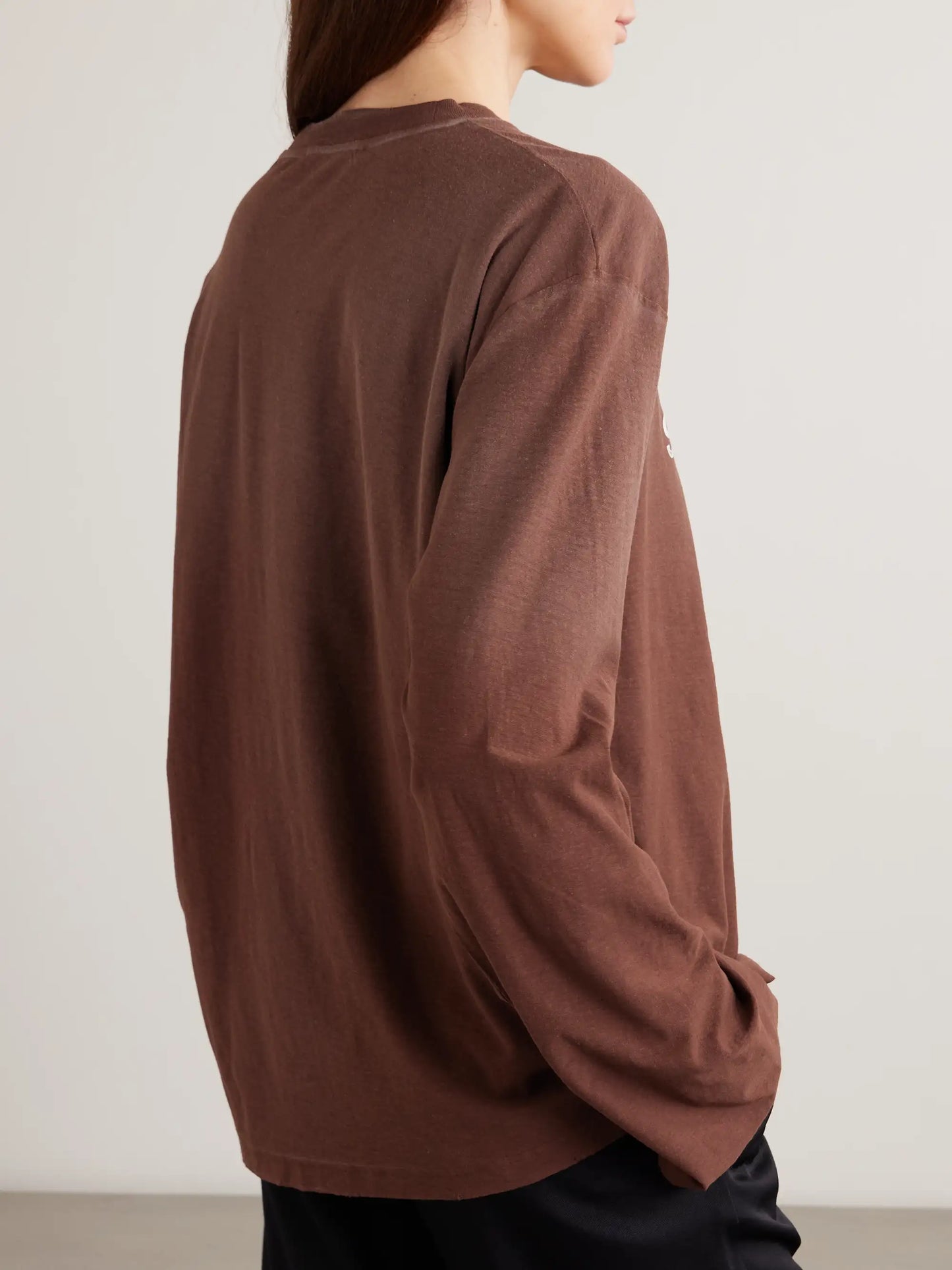 Oversized Printed Organic Cotton And Hemp-blend Jersey T-shirt