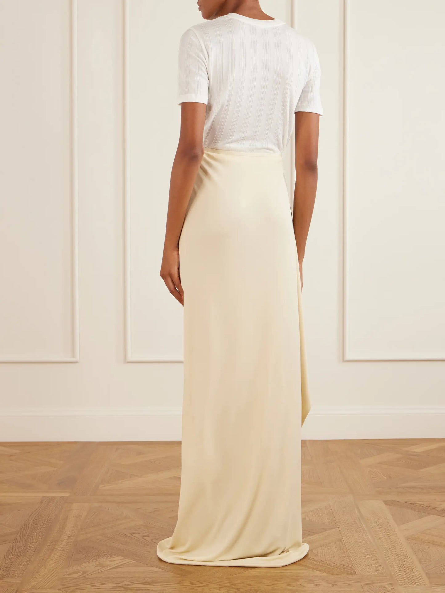 Dione Satin Maxi Skirt