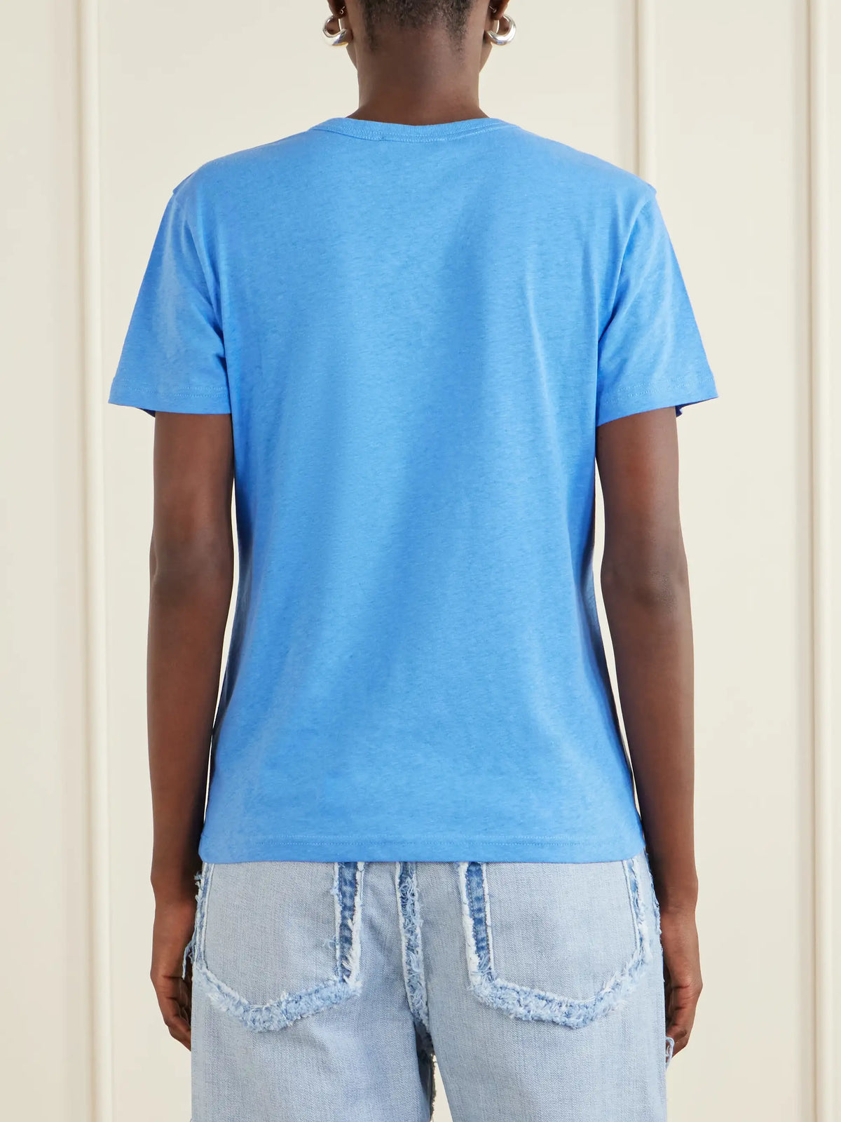 Acne Studios Eram Nobel Printed Cotton And Hemp-blend T-shirt
