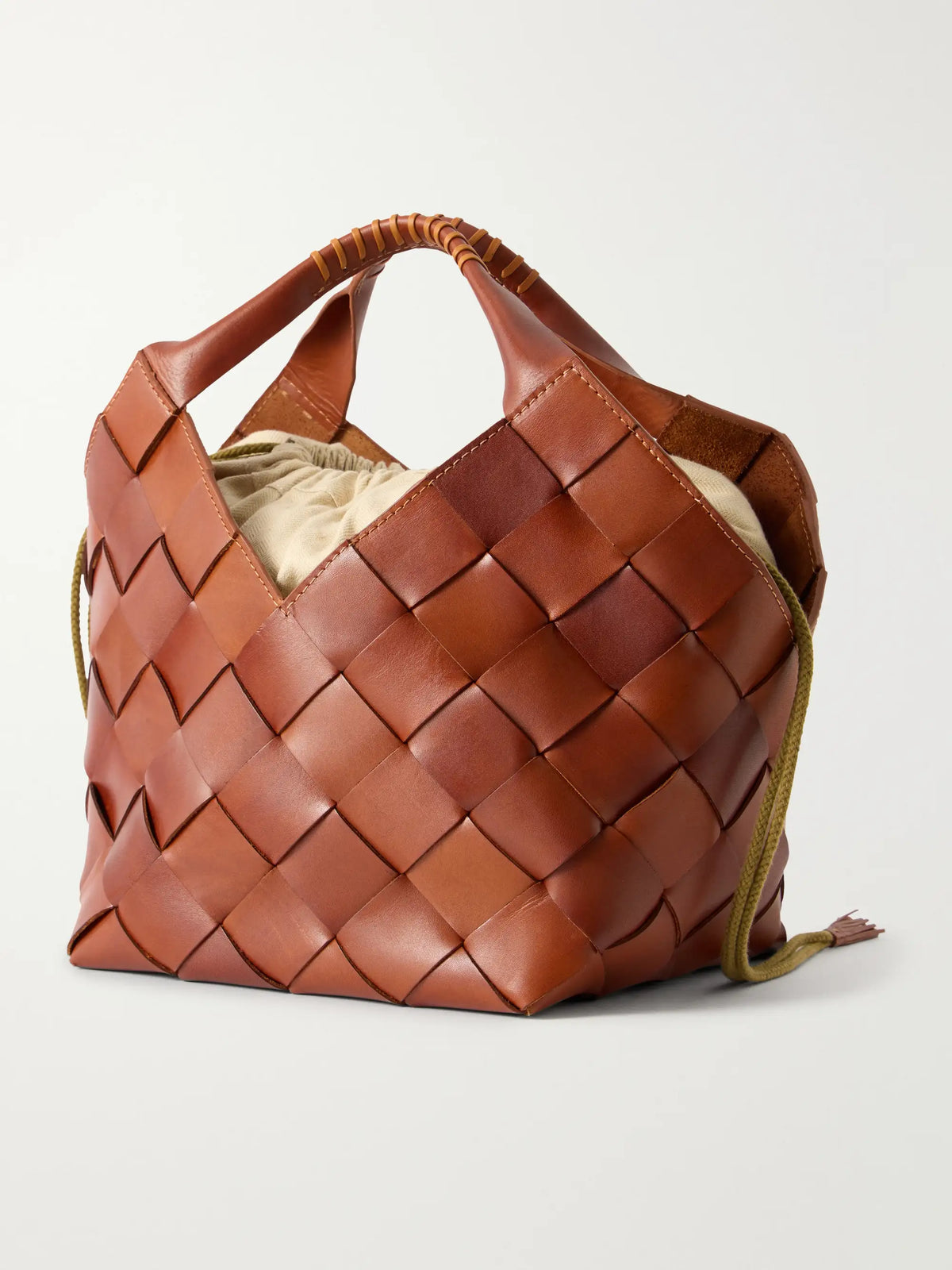 Castello Woven Leather Tote
