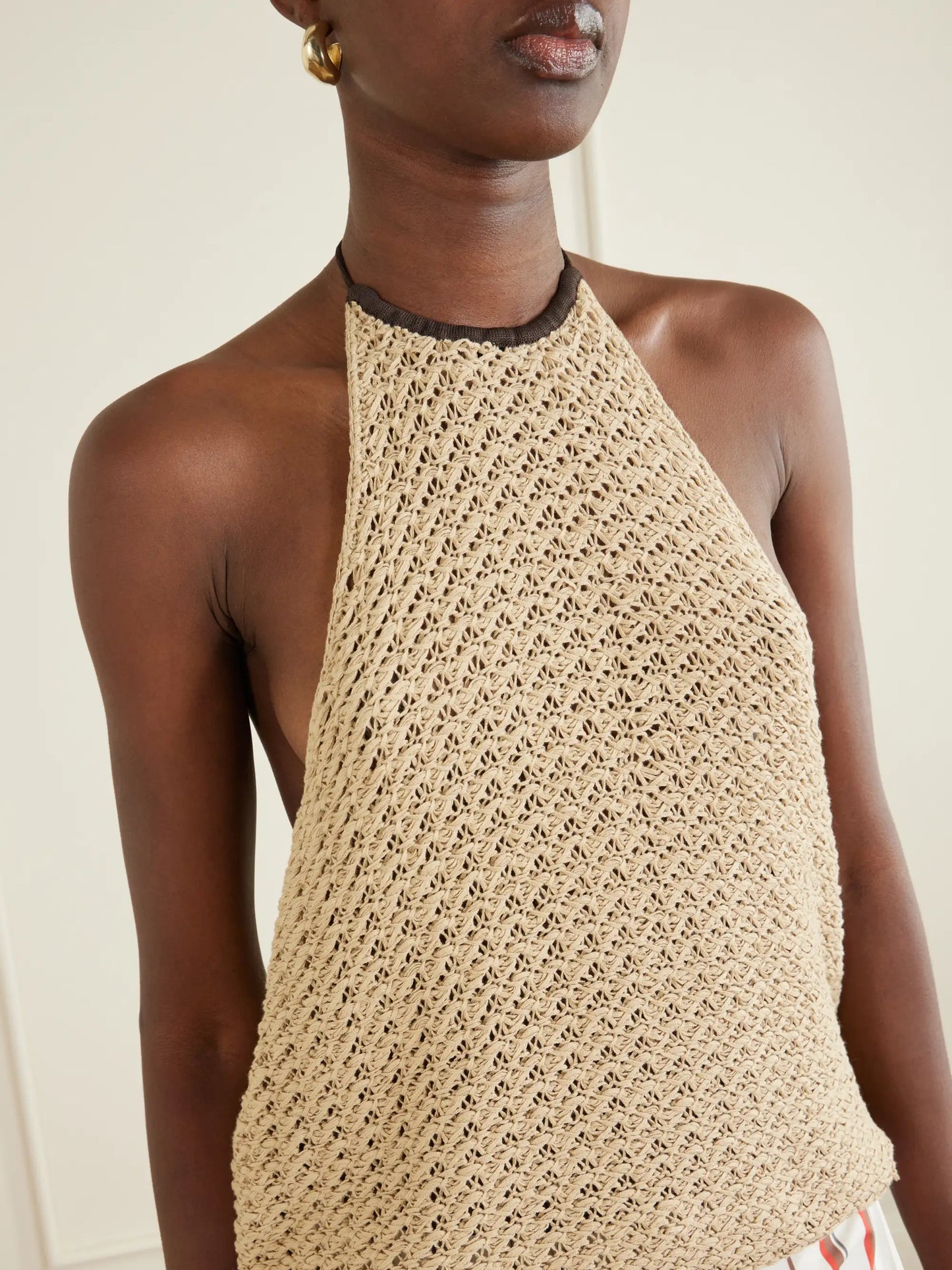Ellinor Crocheted Cotton Tank
