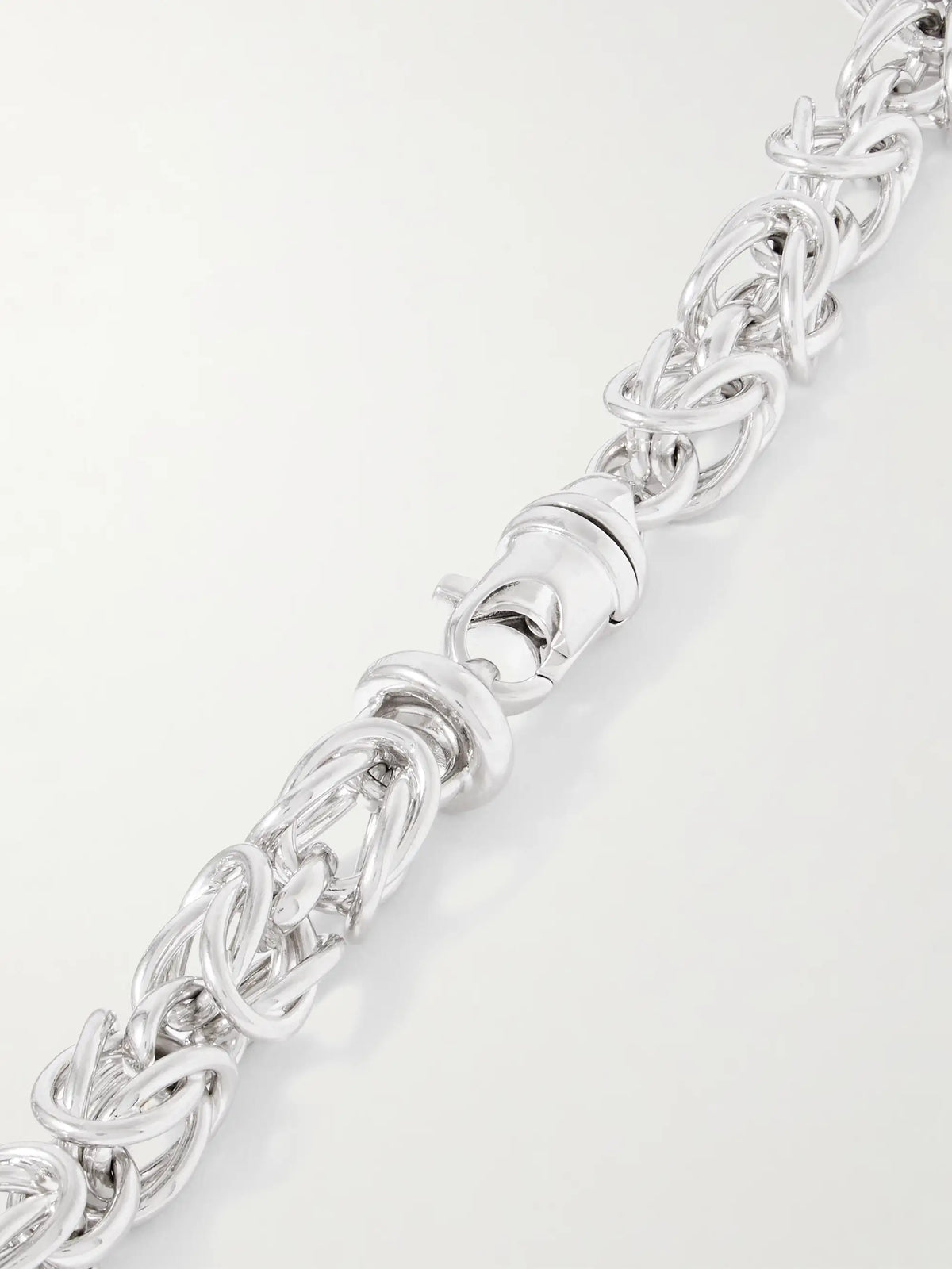Byzantine Rhodium-plated Necklace