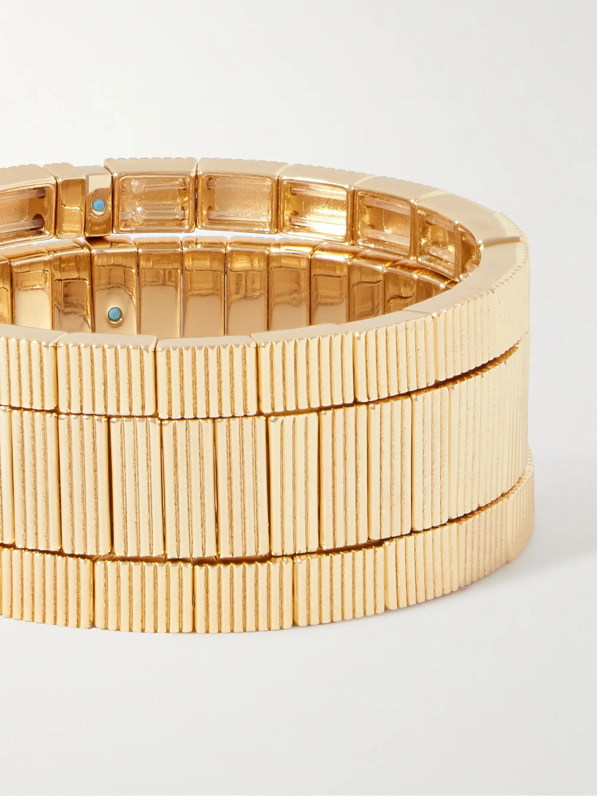 The Florentine Set Of Three Gold-tone Bracelets