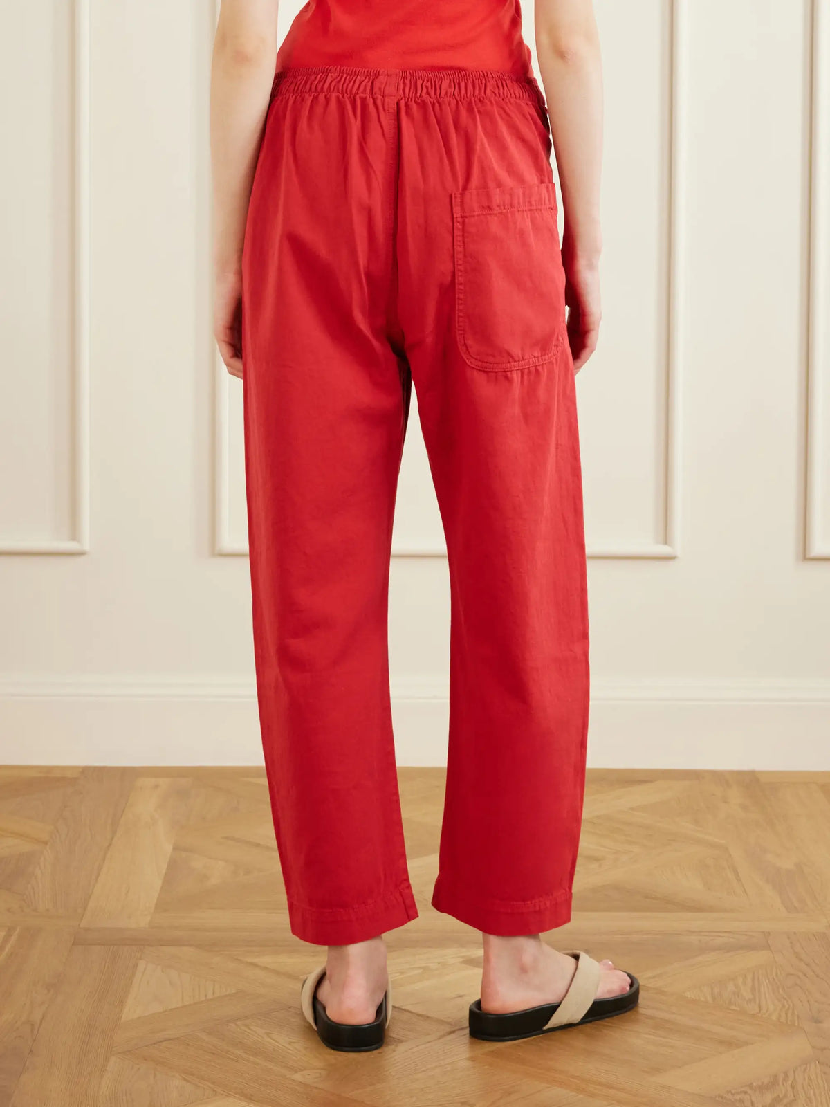 Jamie Haller Boxer Cotton Wide-leg Pants