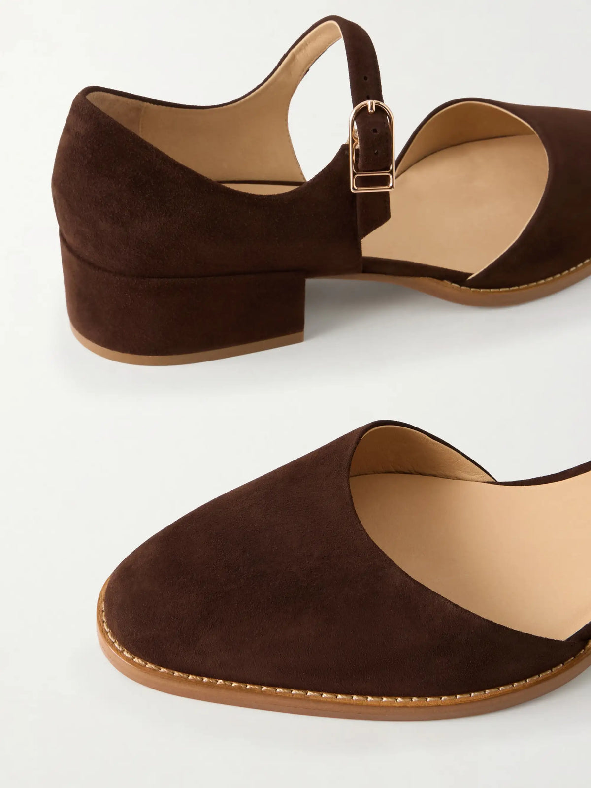 Riley Suede Mary Jane Flats