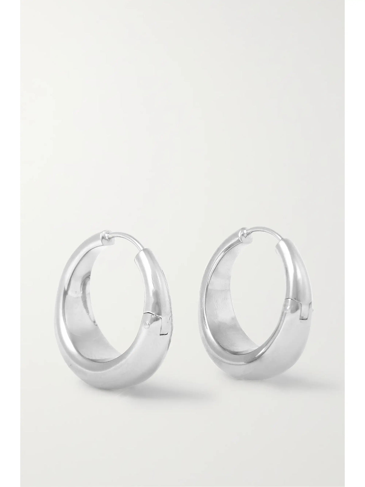 The Andrea Silver Hoop Earrings