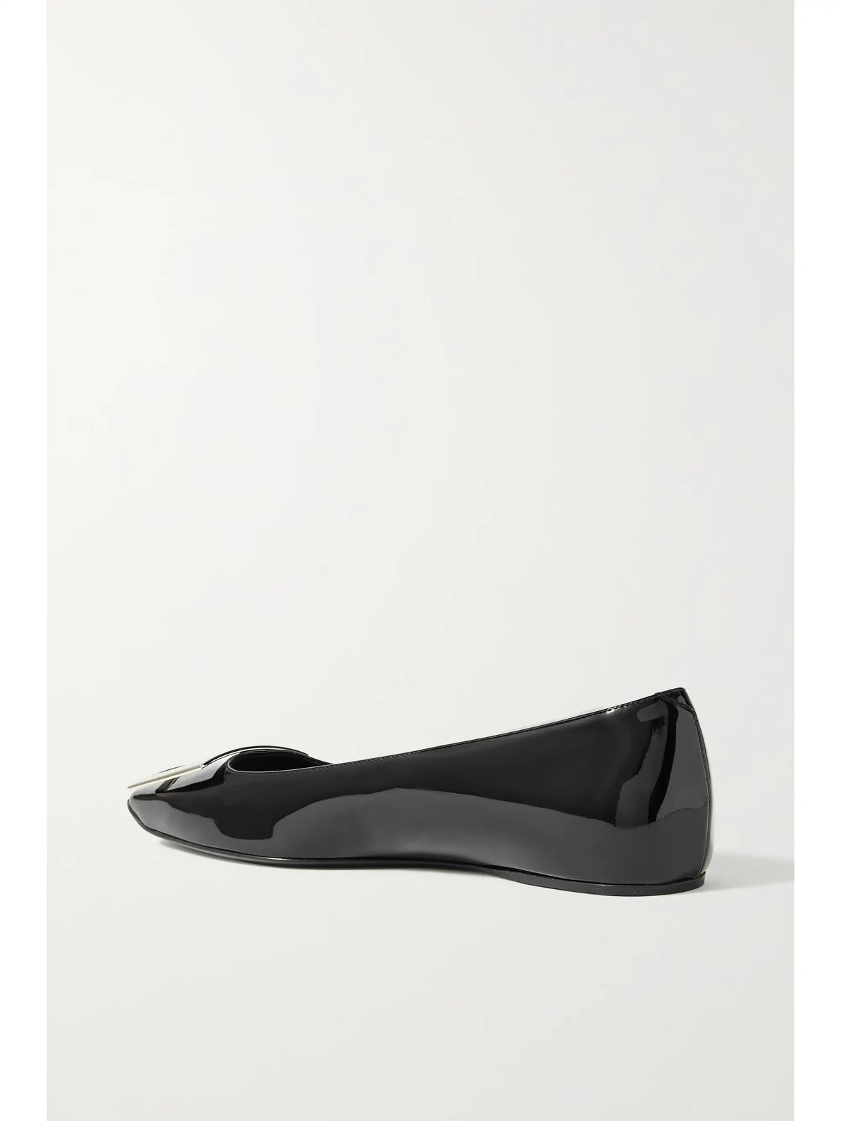Trompette Bellerine Glossed-leather Ballet Flats