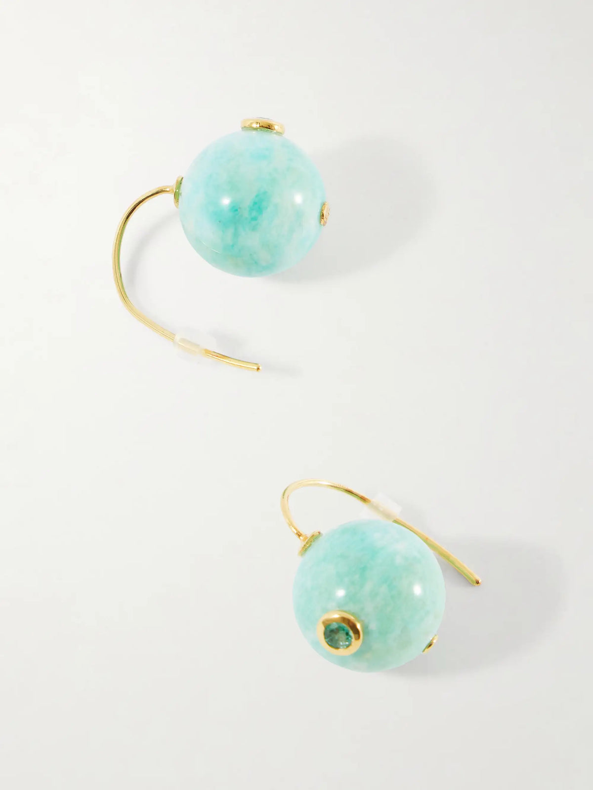 Comet Beaded Amazonite Earrings