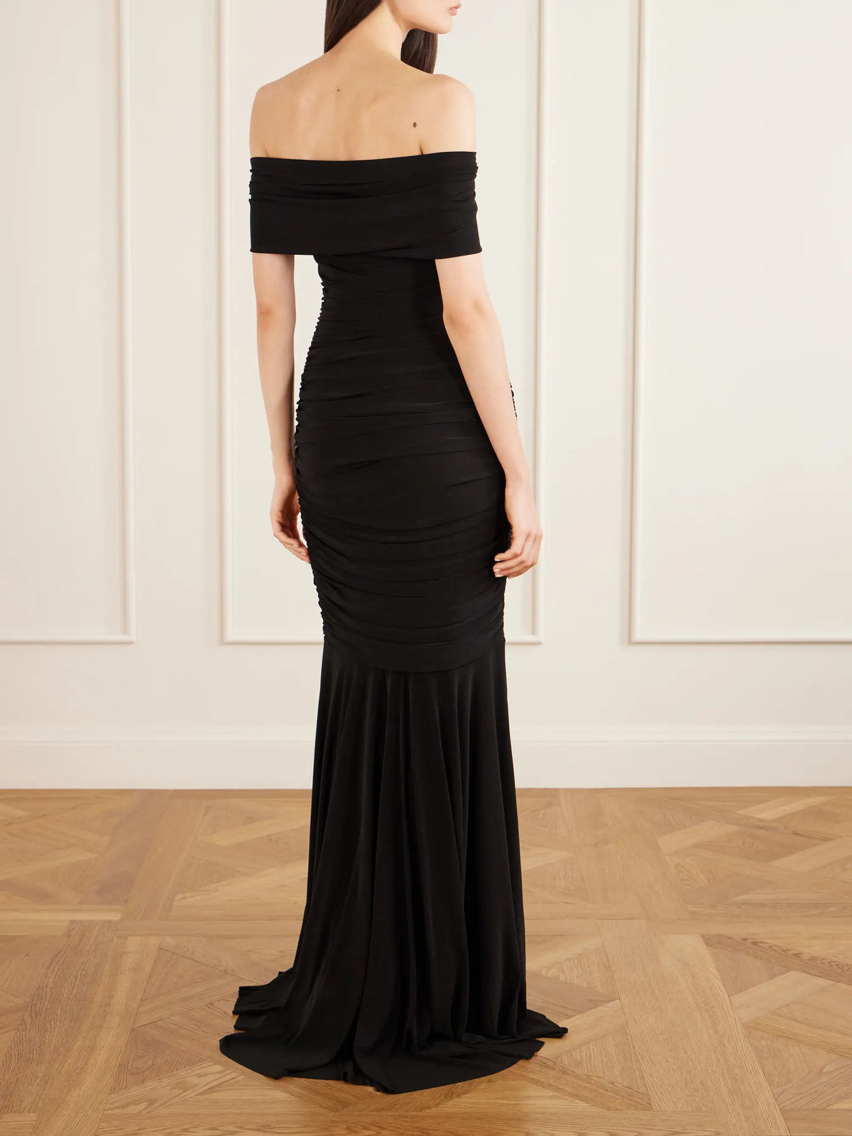 Gathered Jersey Gown