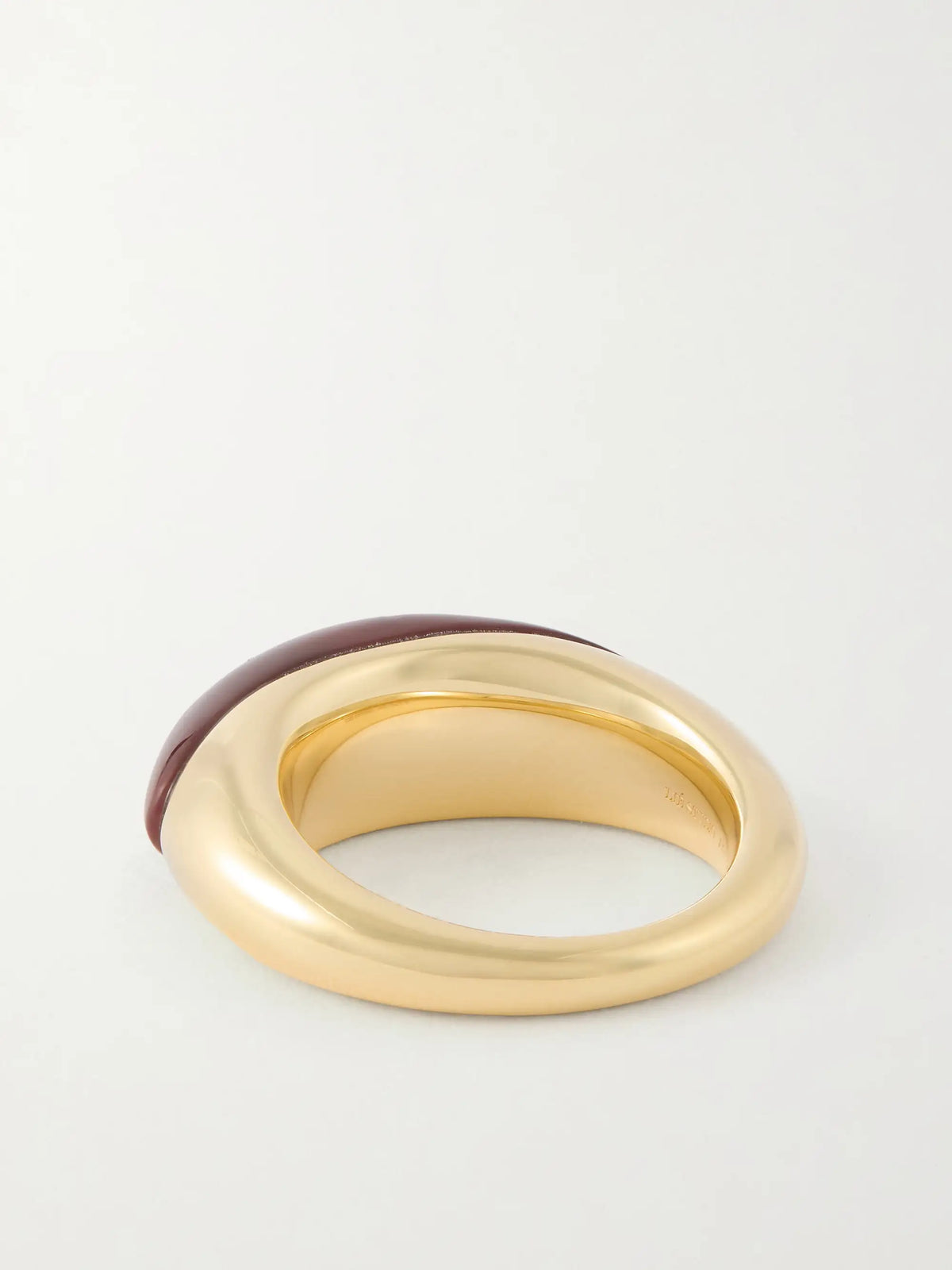 Beatrice Gold-plated Silver And Jasper Ring