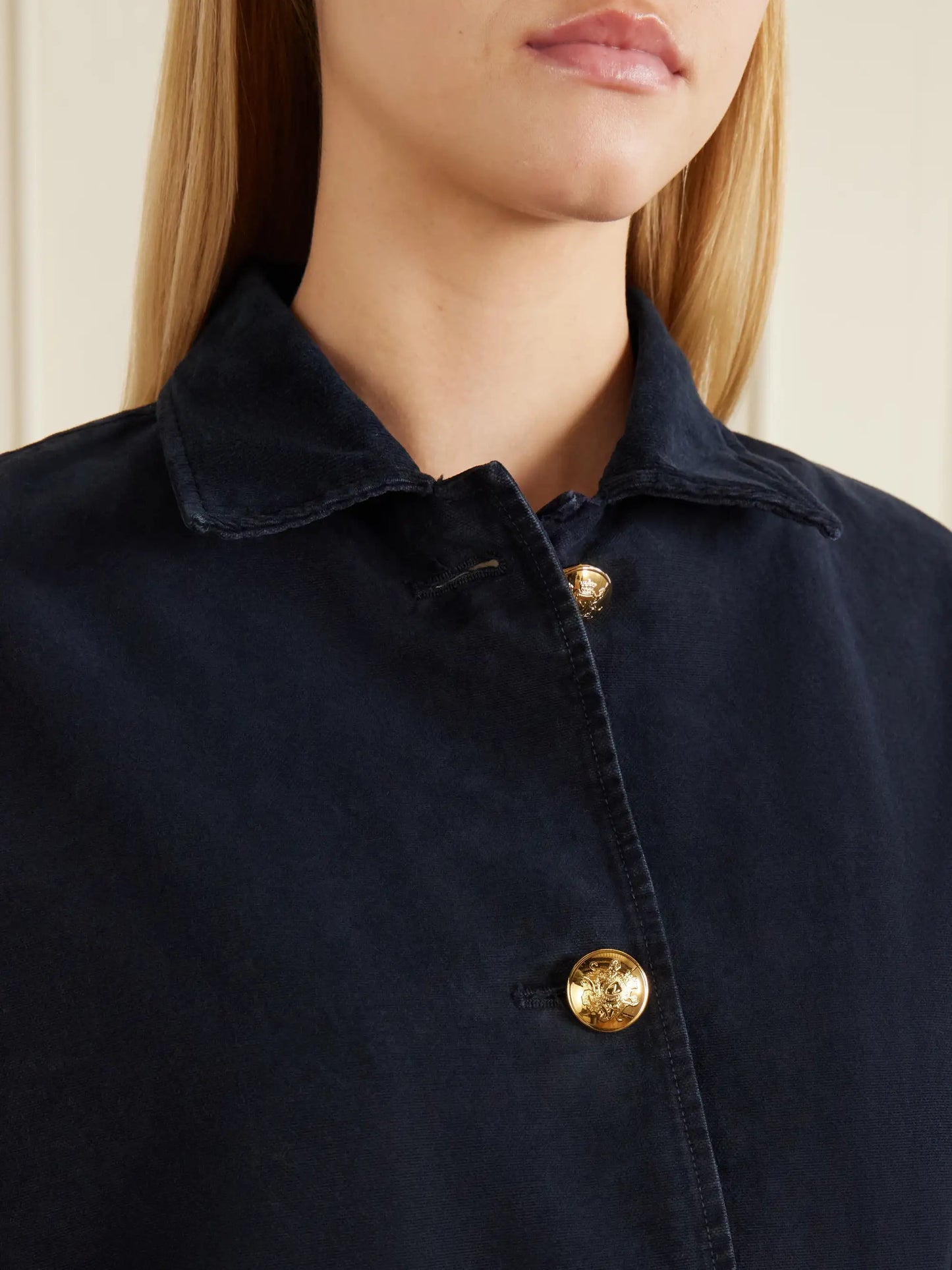 Devin Corduroy-trimmed Cotton-canvas Jacket