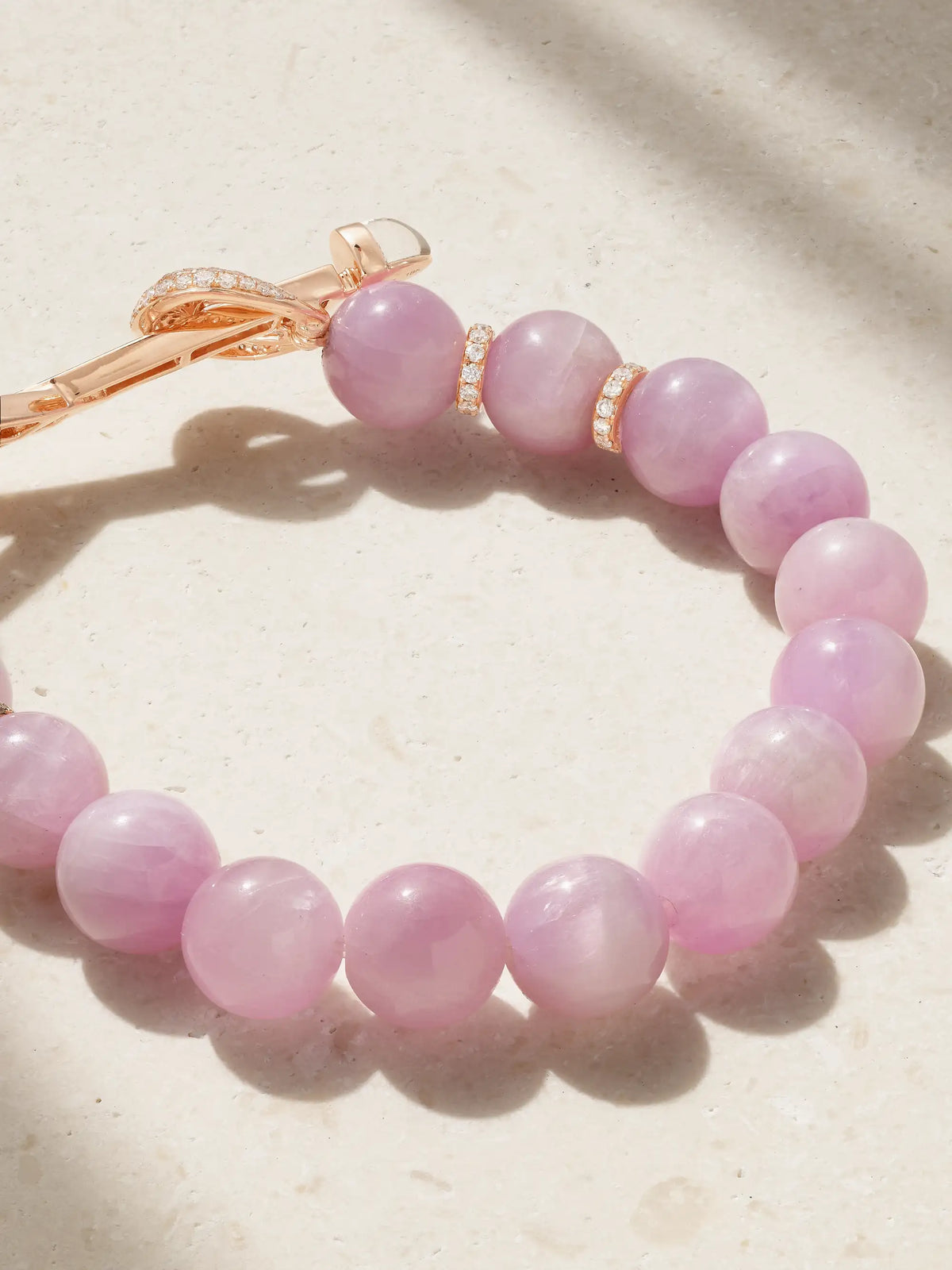 Chakra 18-karat Rose Gold Multi-stone Bracelet