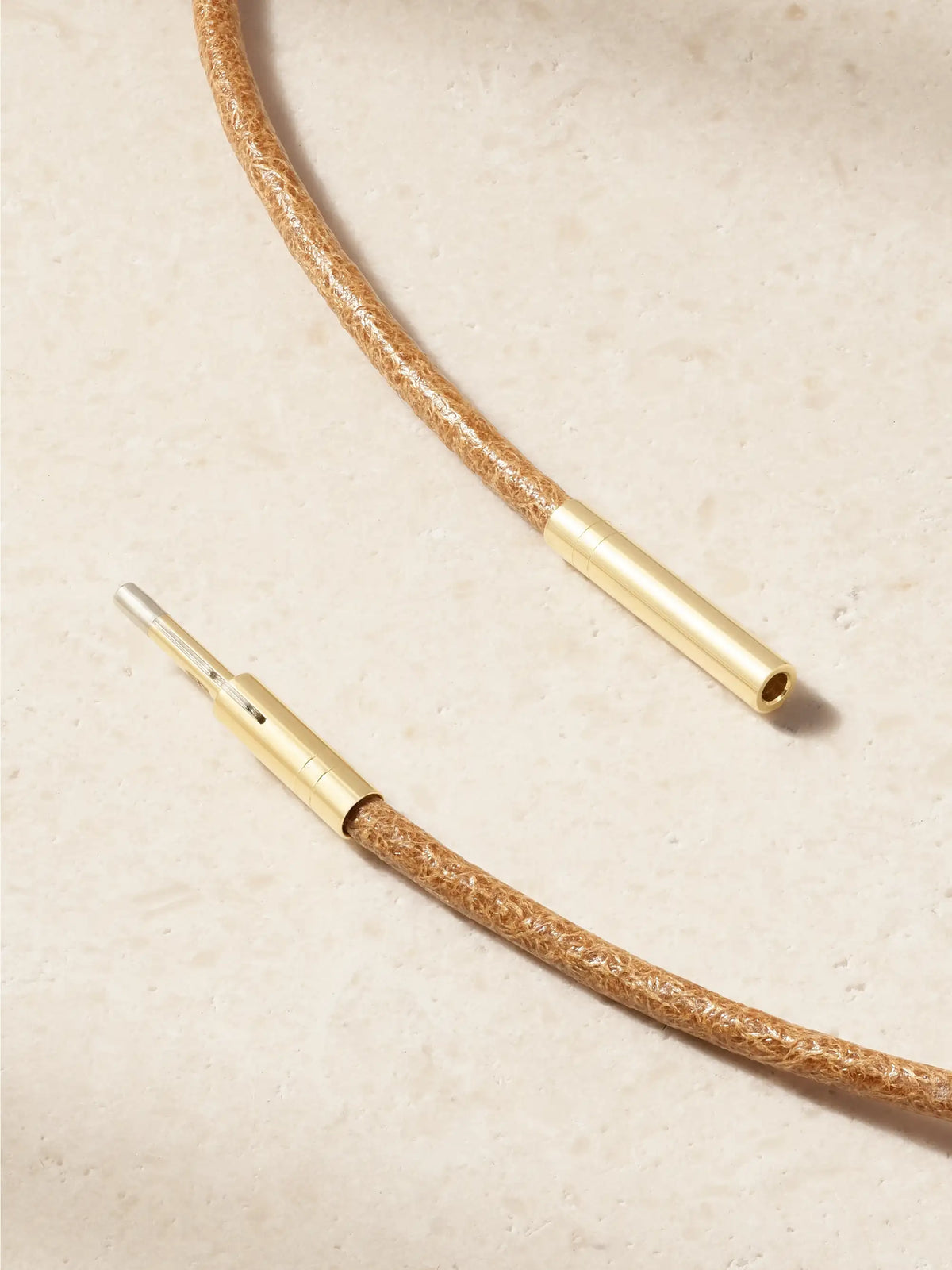 Marie Lichtenberg Micro Lasso 18-karat Gold Diamond Necklace