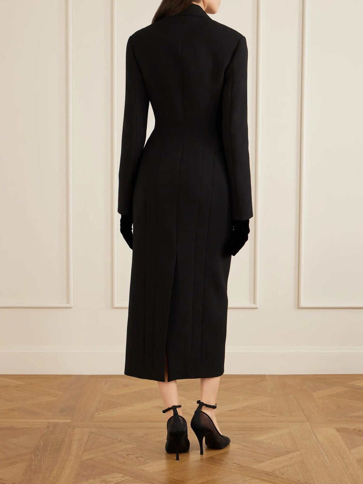 Alaïa Double-breasted Wool-blend Coat