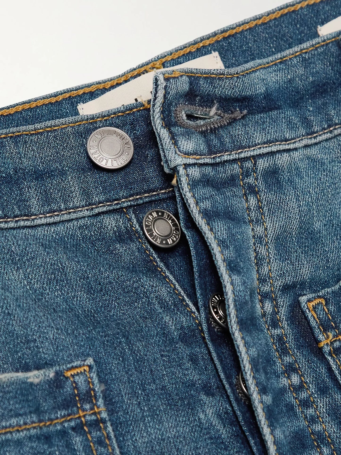 Florence Distressed High-rise Flared Jeans