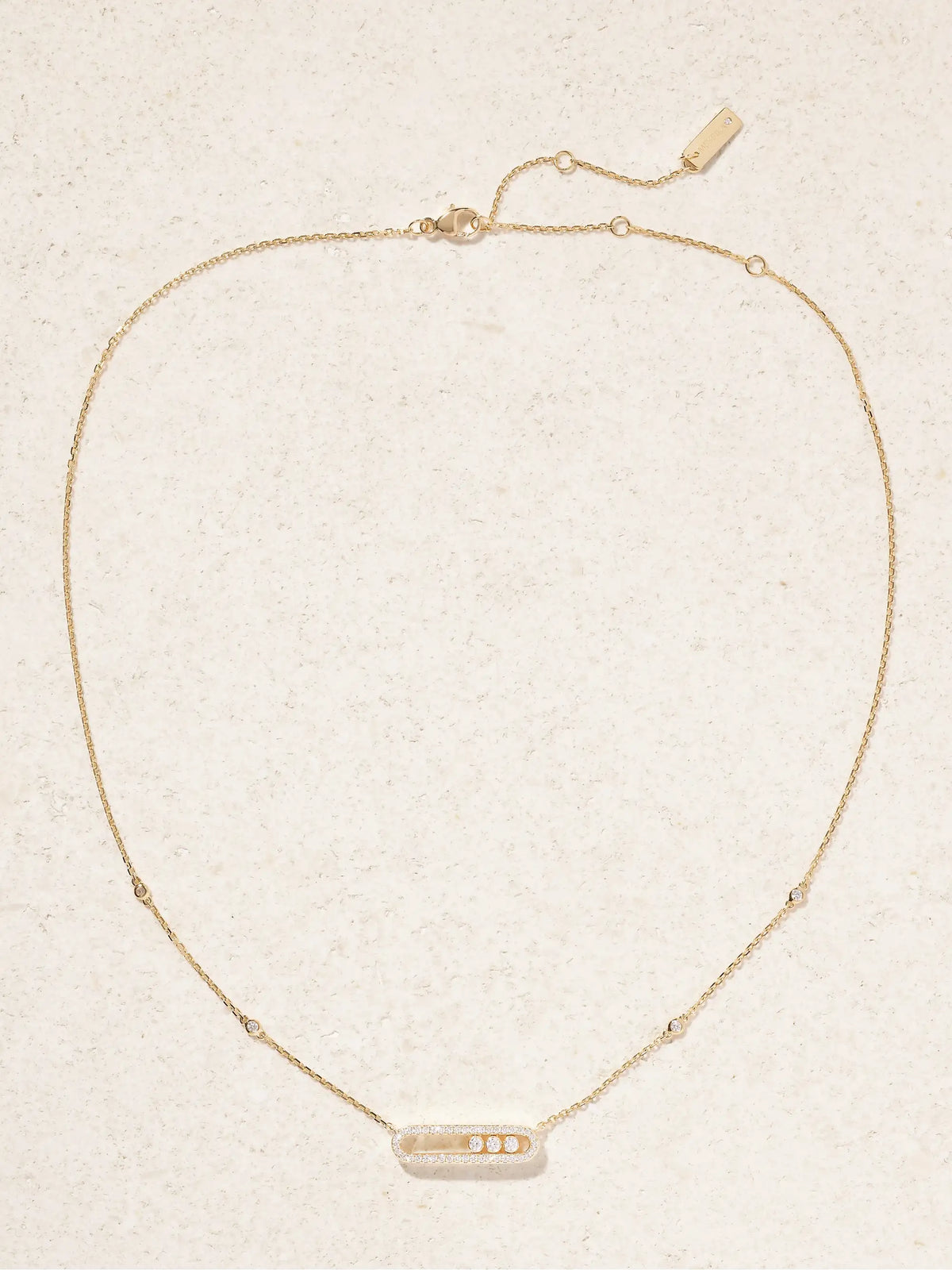 Baby Move 18-karat Gold Diamond Necklace