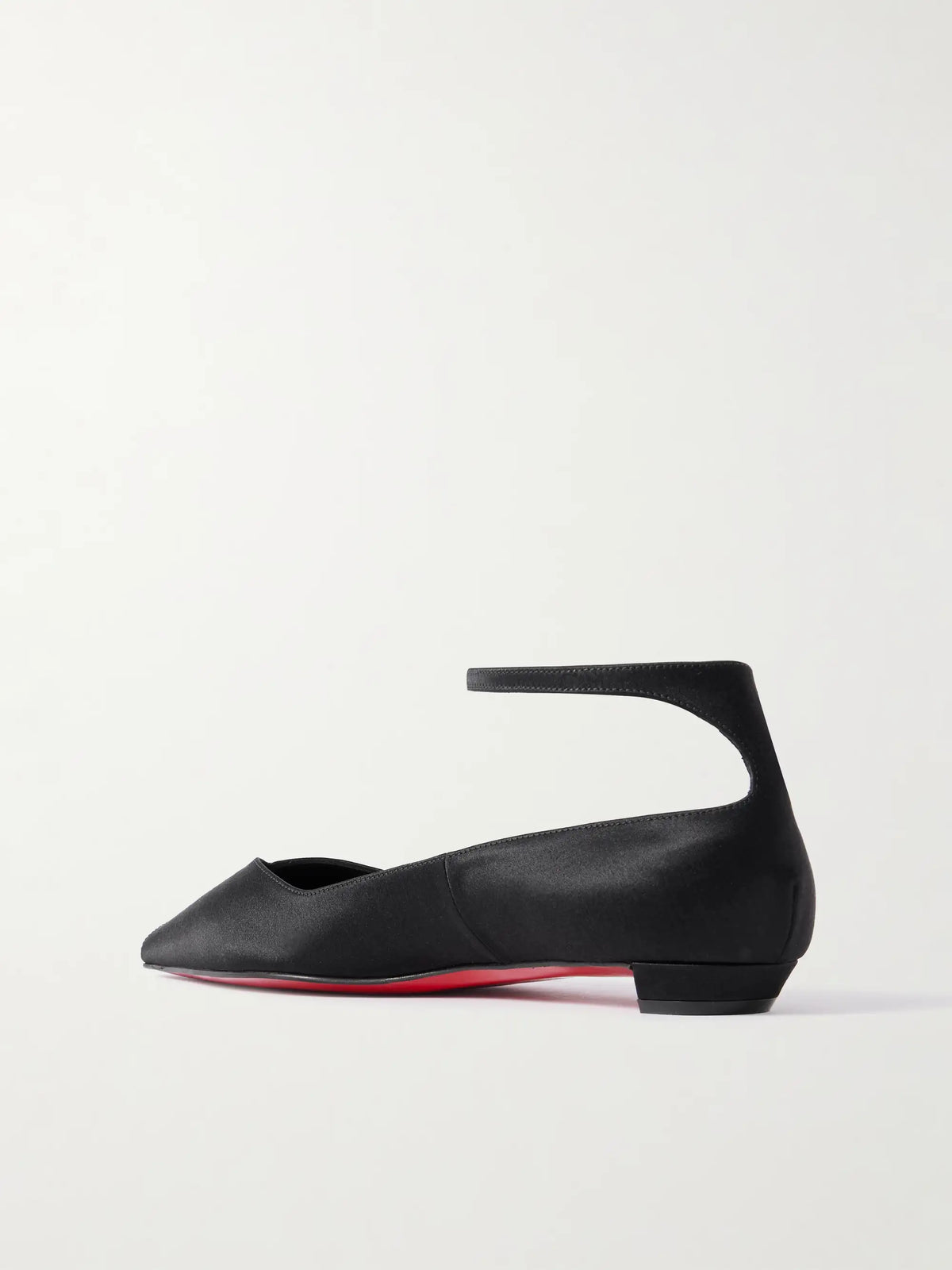 Erozeena Satin Point-toe Flats