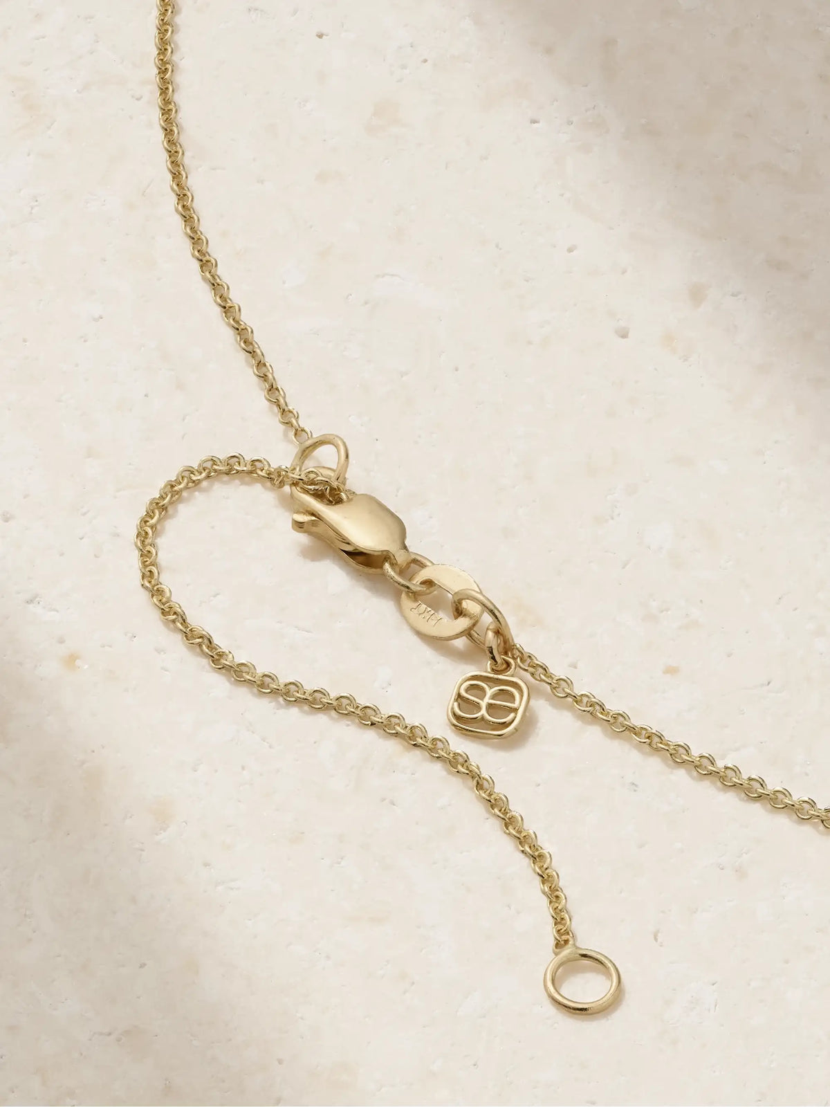 Celestial 14-karat Gold, Enamel And Diamond Necklace