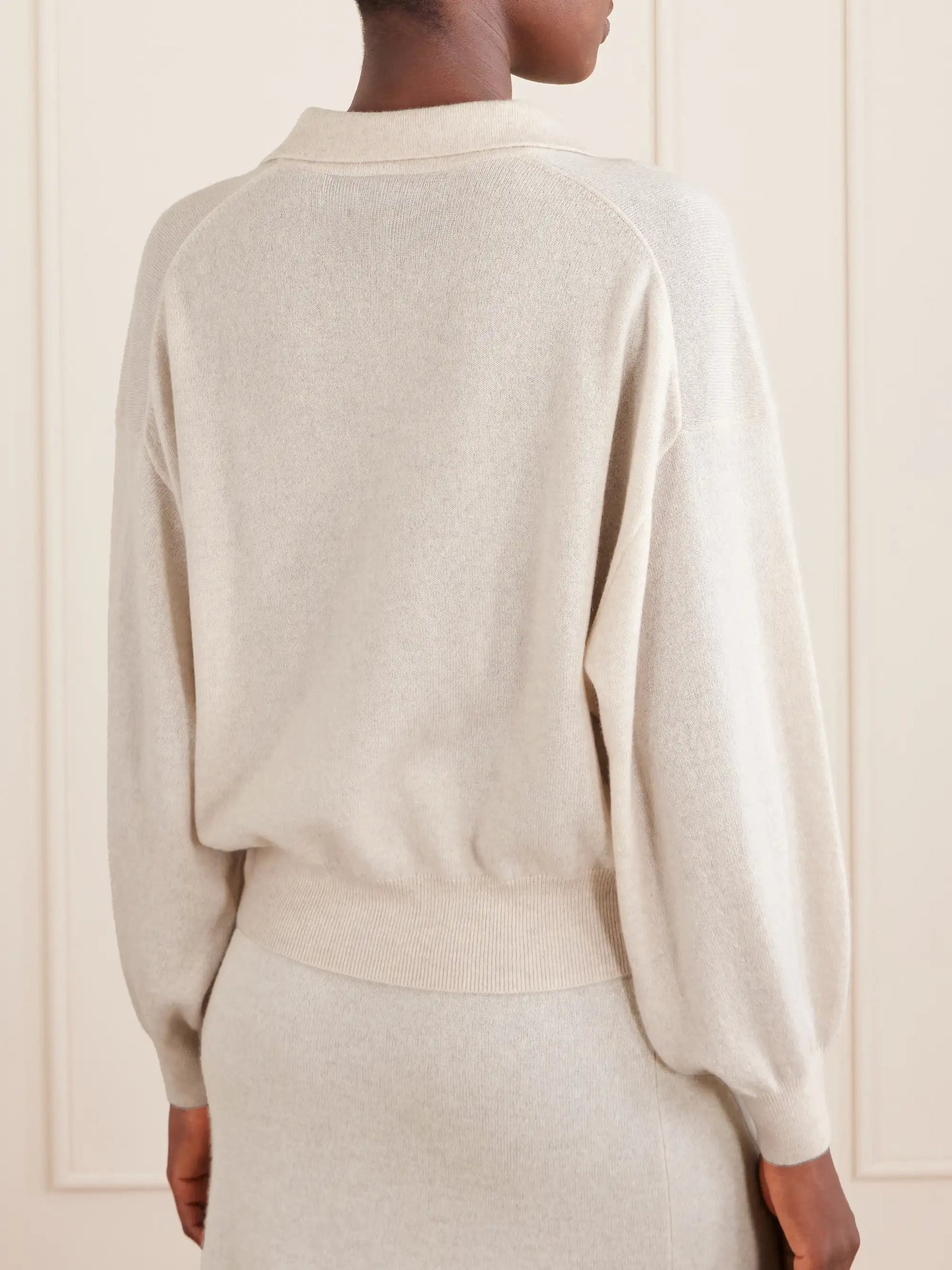 Katriel Cashmere Polo Sweater