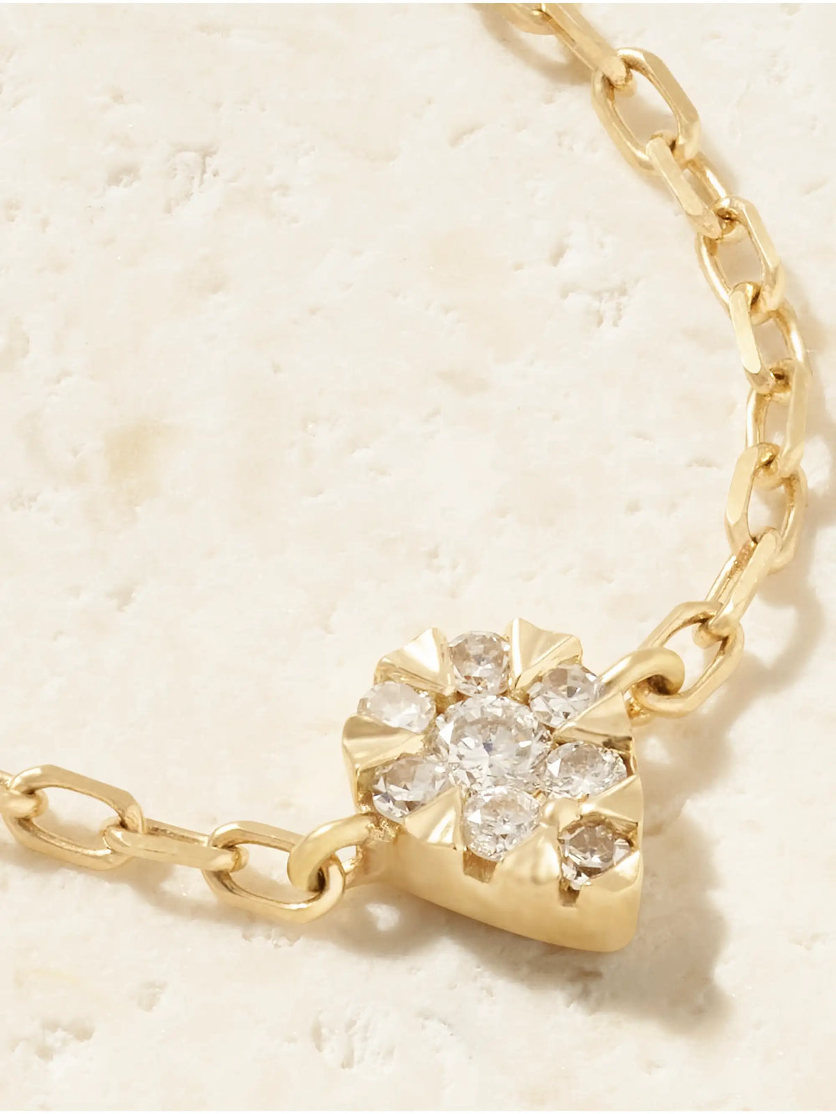 Floating 18-karat Gold Diamond Ring