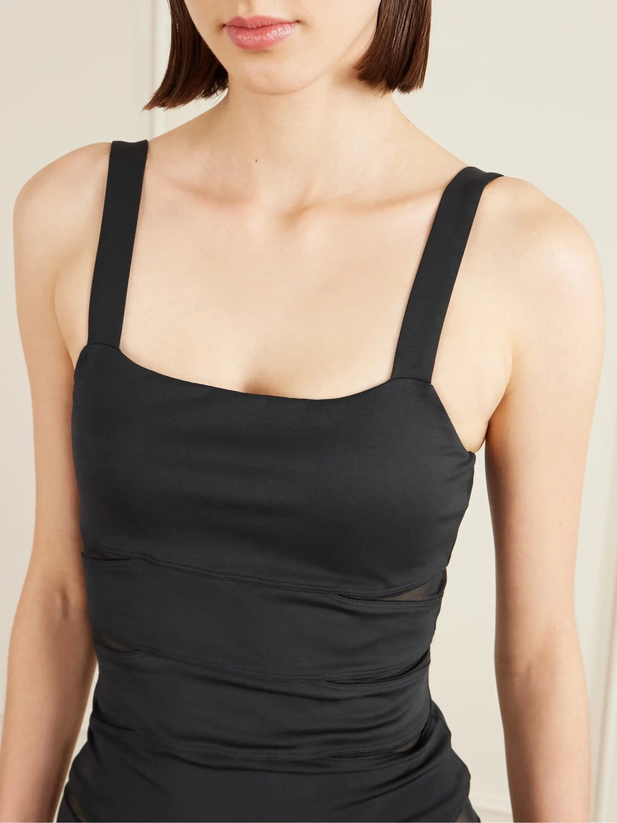 Eres Morgan Mesh-paneled Stretch-jersey Tank