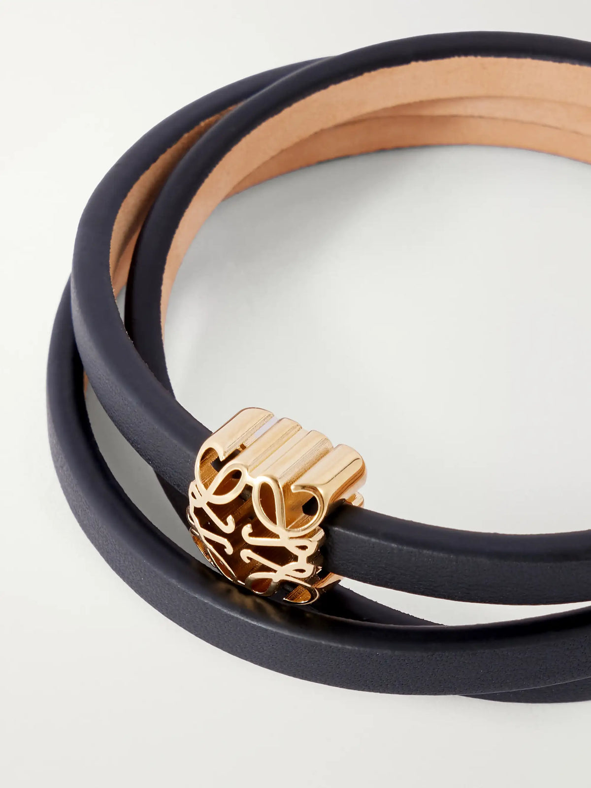 LOEWE + Paula's Ibiza Logo-embellished Leather Bracelet