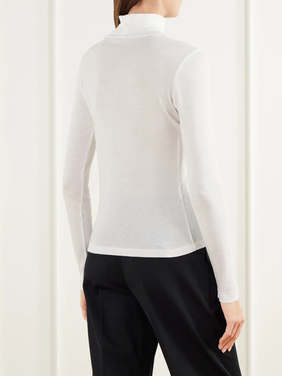 FLORE FLORE Dinah Organic Cotton Turtleneck T-shirt