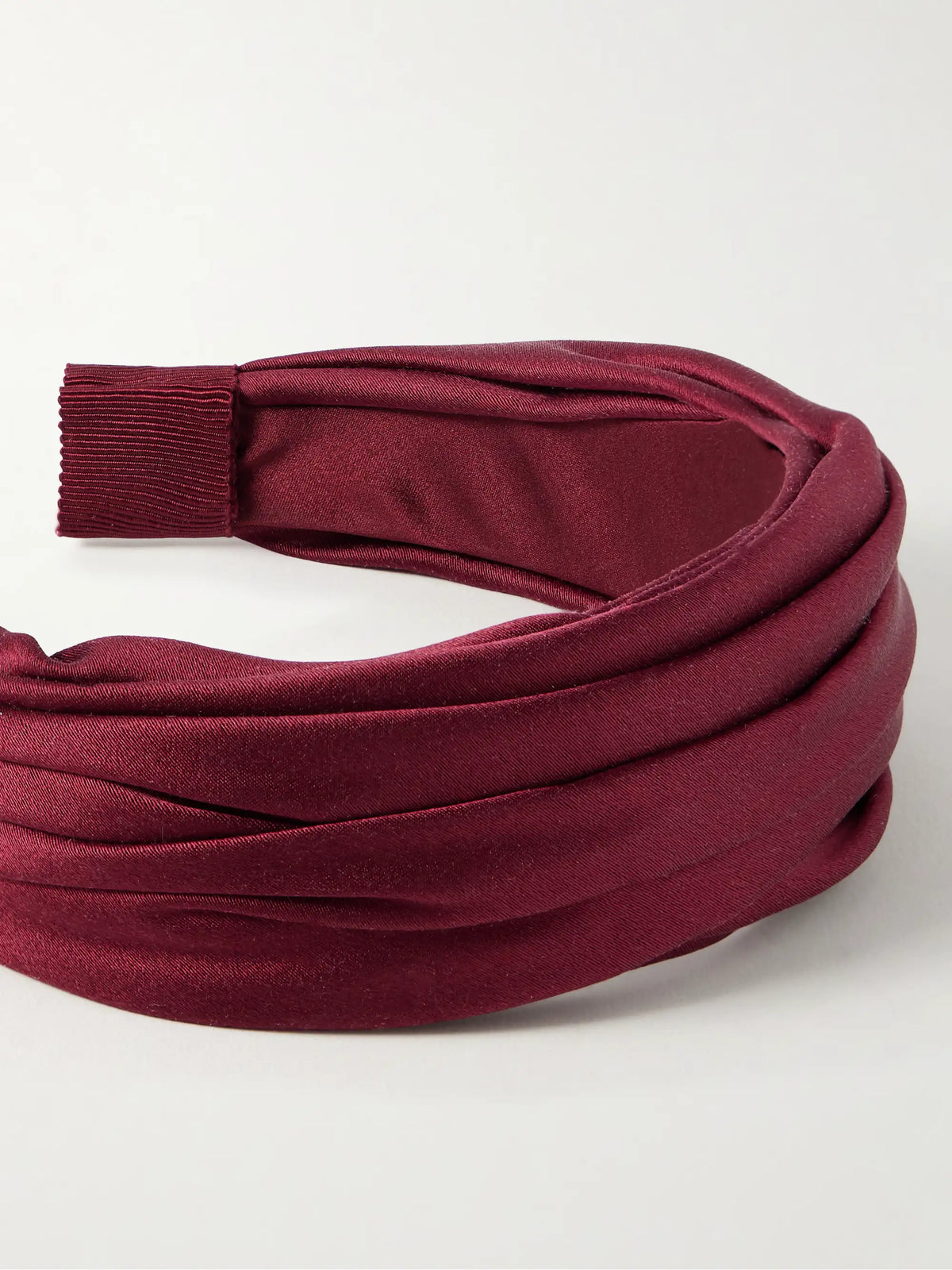Sabrina Ruched Satin Headband