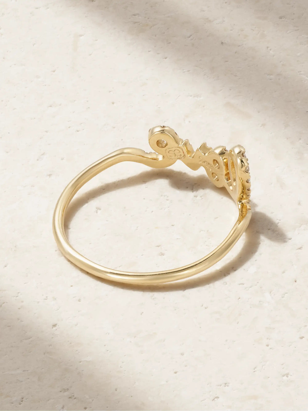 Love 14-karat Gold Diamond Ring