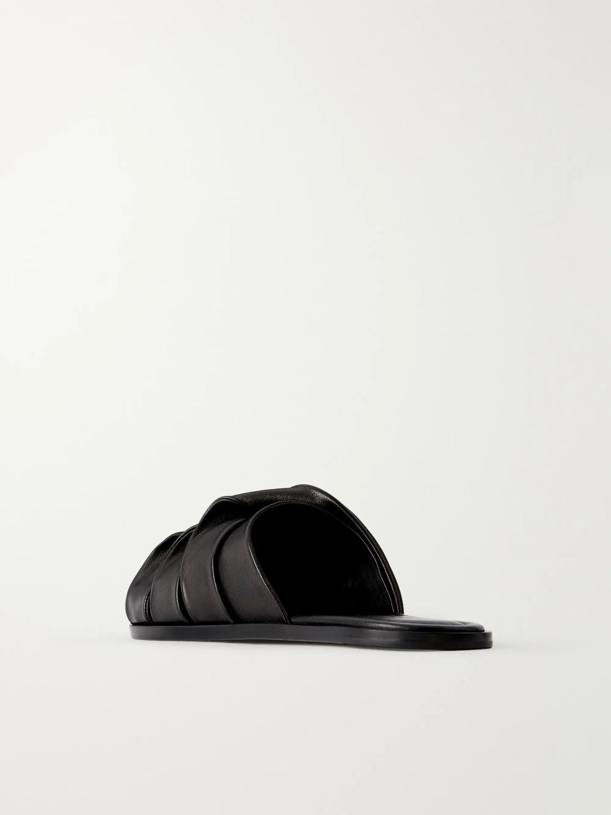 Coil Leather Slides