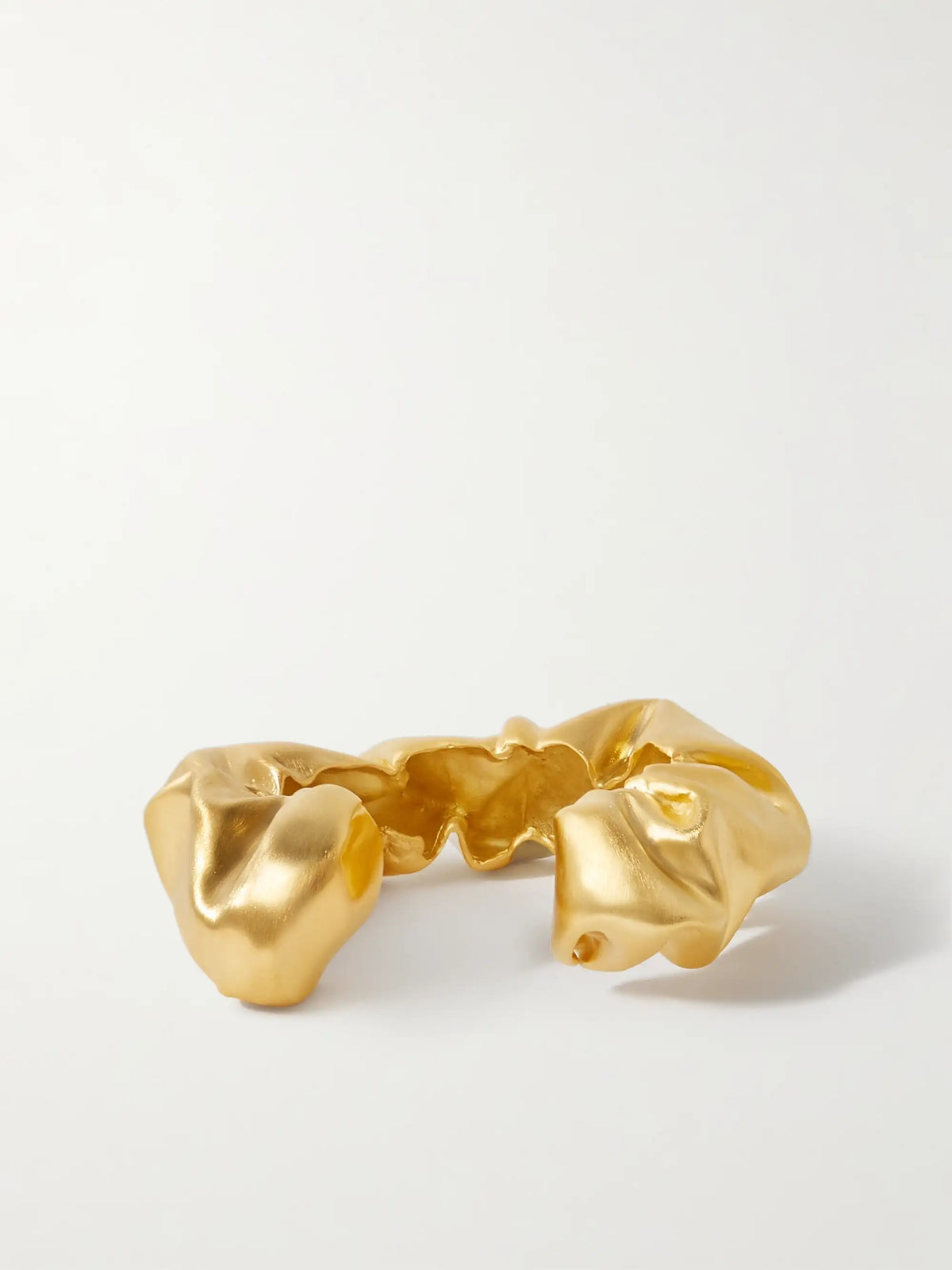 Scrunch Gold Vermeil Cuff