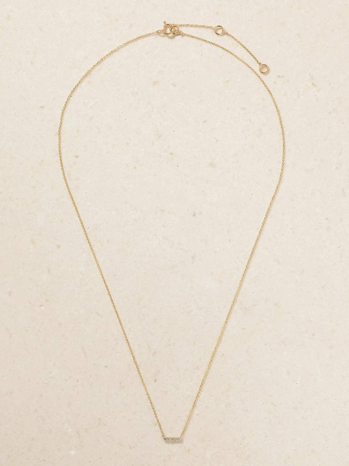 10-karat Gold Diamond Necklace