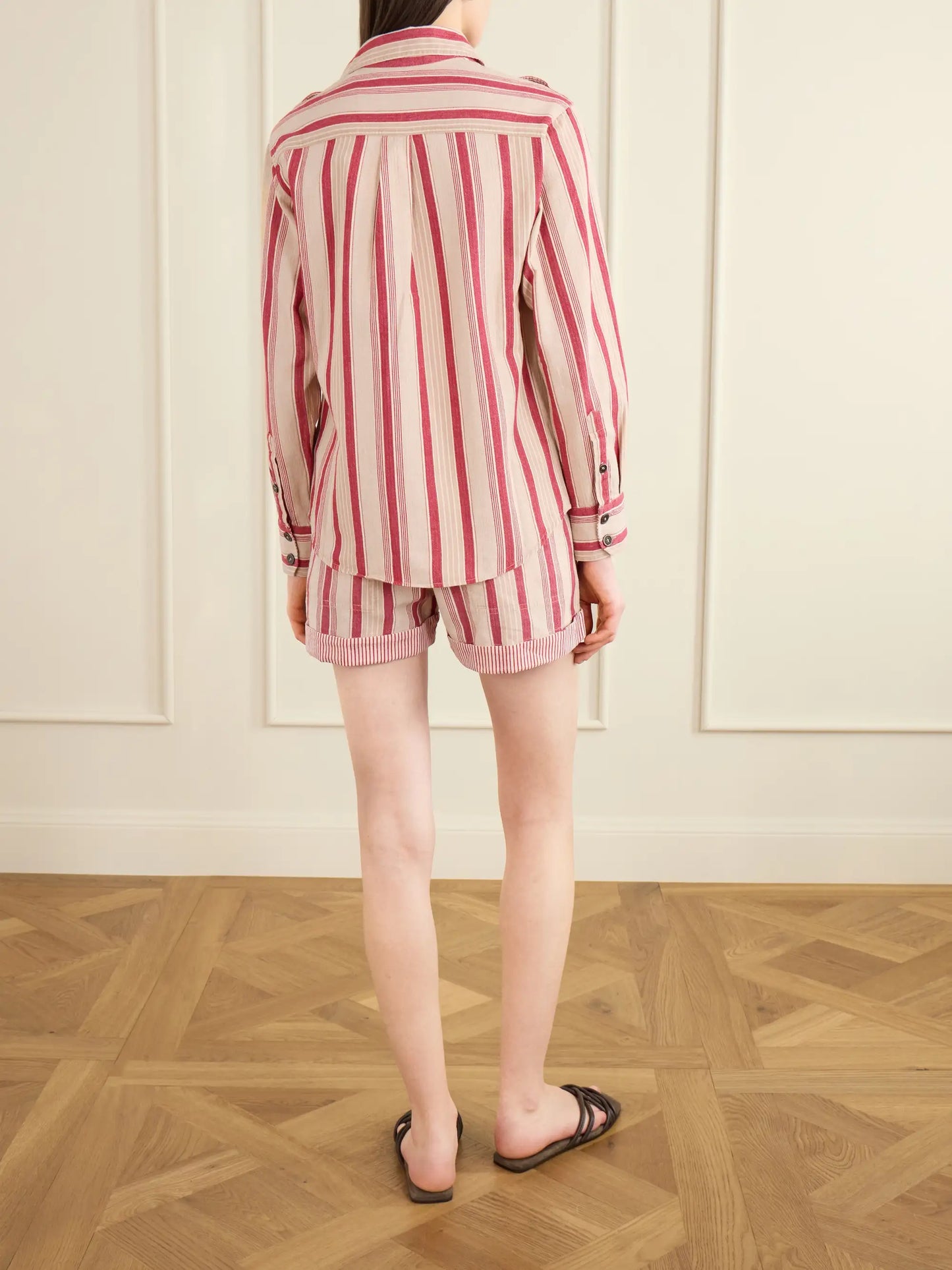 Gelva Striped Cotton Shirt