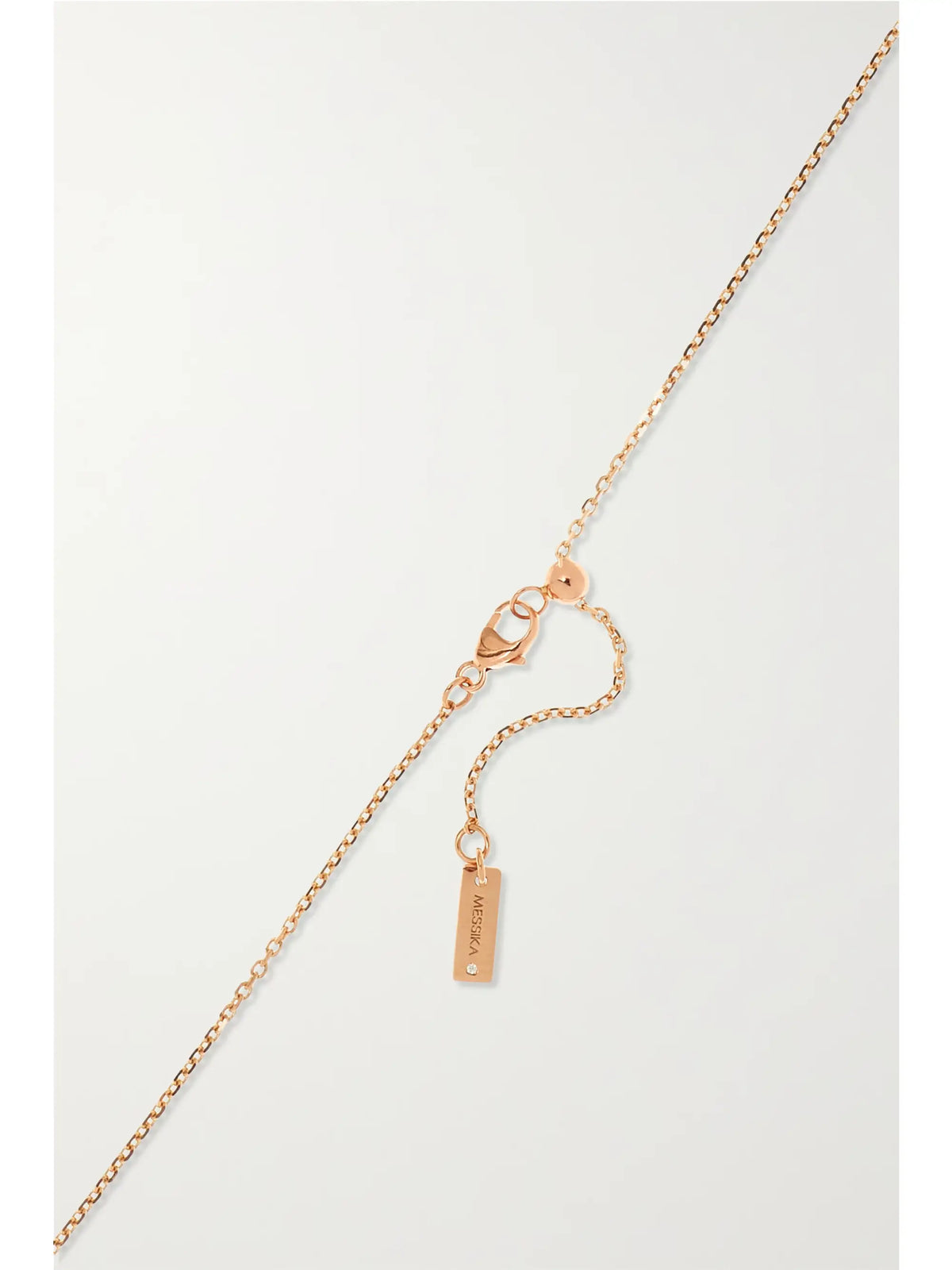 Lucky Move 18-karat Rose Gold Diamond Necklace