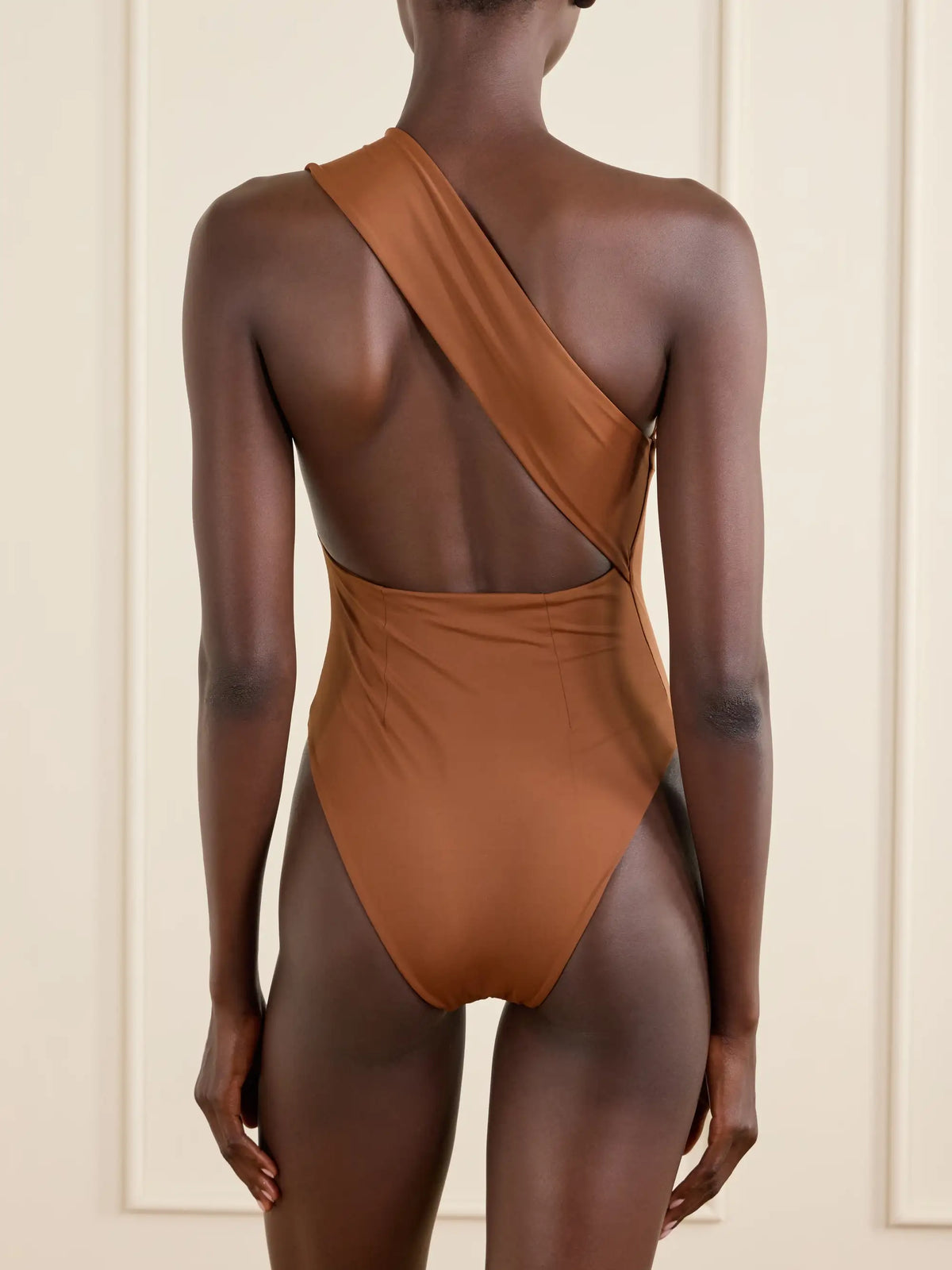 Luisa One-shoulder Asymmetric Swimsuit