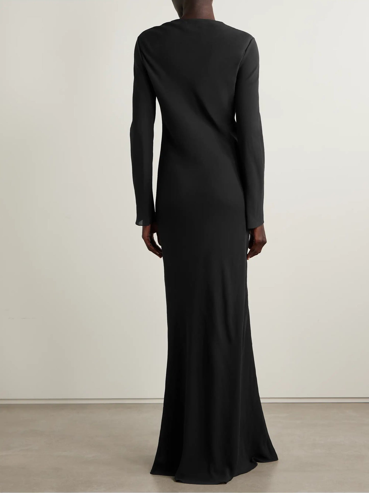 Merita Silk-georgette Gown
