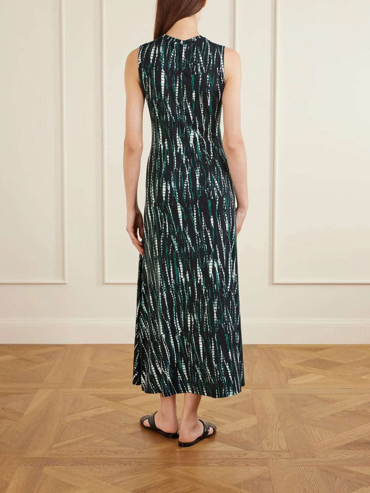 Proenza Schouler White Label Jordyn Printed Jersey Midi Dress