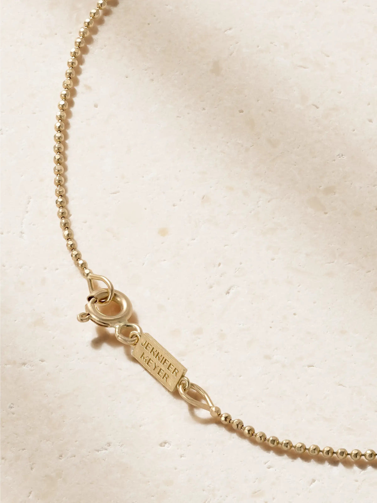 Jennifer Meyer Owl 18-karat Gold Diamond Necklace