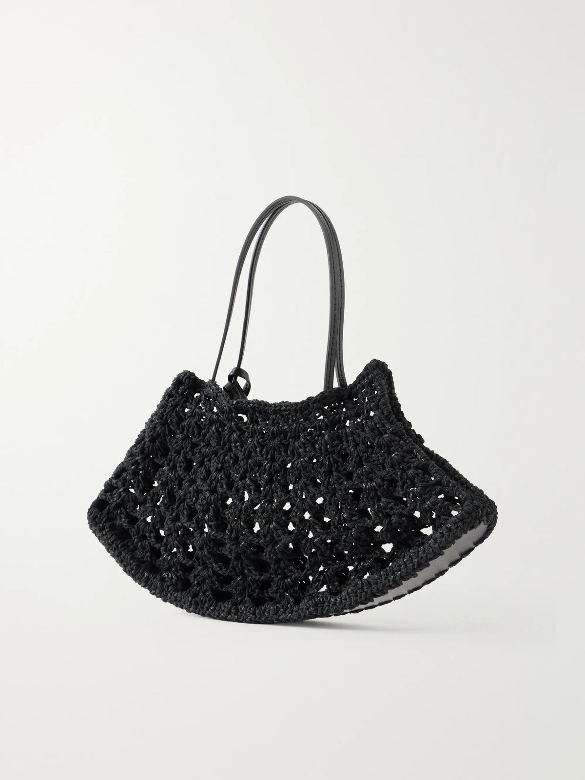 Maya Crocheted Leather Tote
