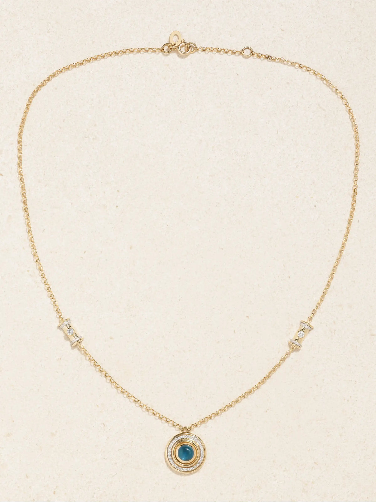 The Warrior Mimmette 18-karat Gold Diamond Necklace