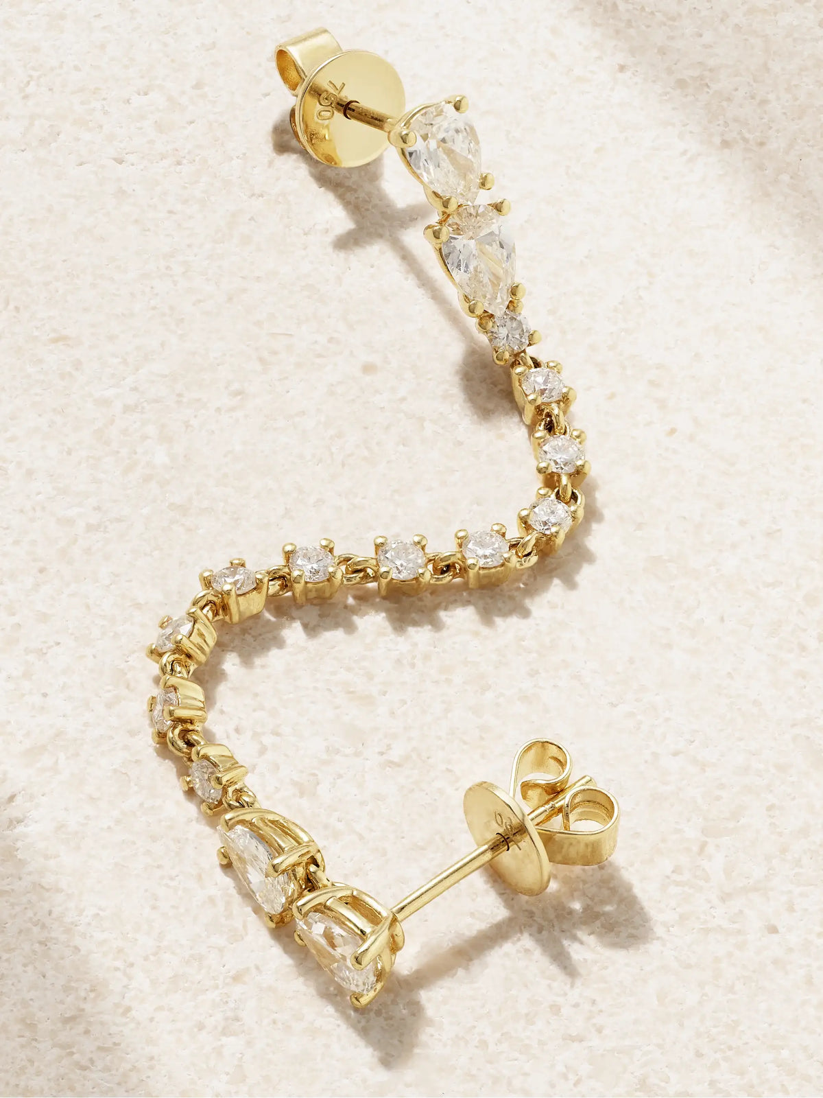 Daphne 18-karat Gold Diamond Single Earring